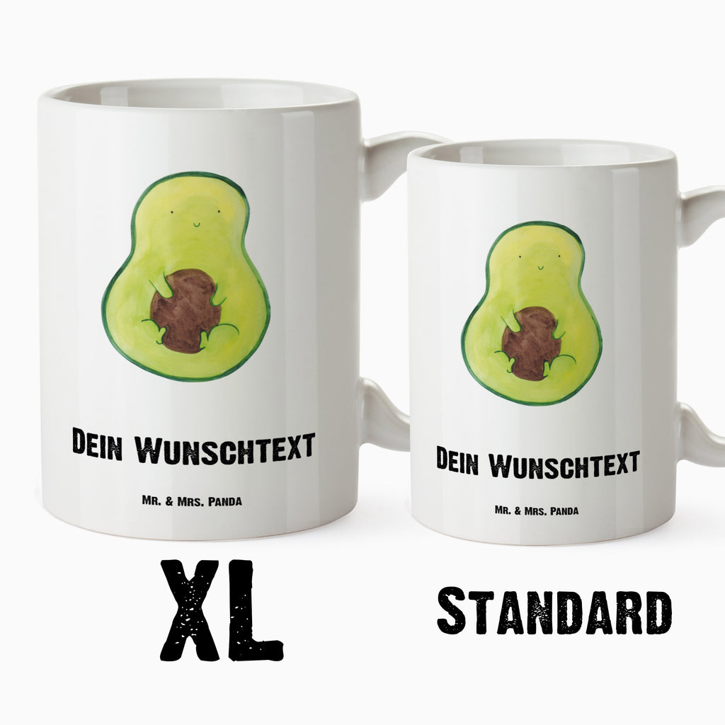 Personalisierte XL Tasse Avocado mit Kern Personalisierte XL Tasse, Personalisierte Große Tasse, Personalisierte Grosse Kaffeetasse, PErsonalisierter XL Becher, XL Teetasse mit Namen, XL  Becher mit Namen, spülmaschinenfest, Jumbo Tasse, Groß, Personalisiert, XL Tasse mit Namen, XL Namenstasse, Jumbo Namenstasse, Avocado, Veggie, Vegan, Gesund, Avokado, Avocadokern, Kern, Pflanze, Spruch Leben