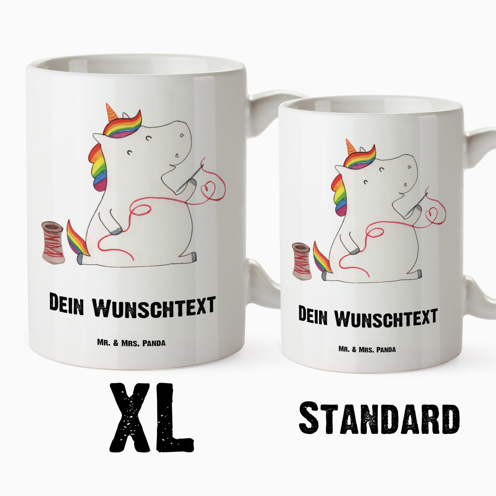 Personalisierte XL Tasse Einhorn Näherin Personalisierte XL Tasse, Personalisierte Große Tasse, Personalisierte Grosse Kaffeetasse, PErsonalisierter XL Becher, XL Teetasse mit Namen, XL  Becher mit Namen, spülmaschinenfest, Jumbo Tasse, Groß, Personalisiert, XL Tasse mit Namen, XL Namenstasse, Jumbo Namenstasse, Einhorn, Einhörner, Einhorn Deko, Pegasus, Unicorn, Näherin, nähen, Mädchen, Freundin, Häkeln, Stricken, basteln, Nähzimmer