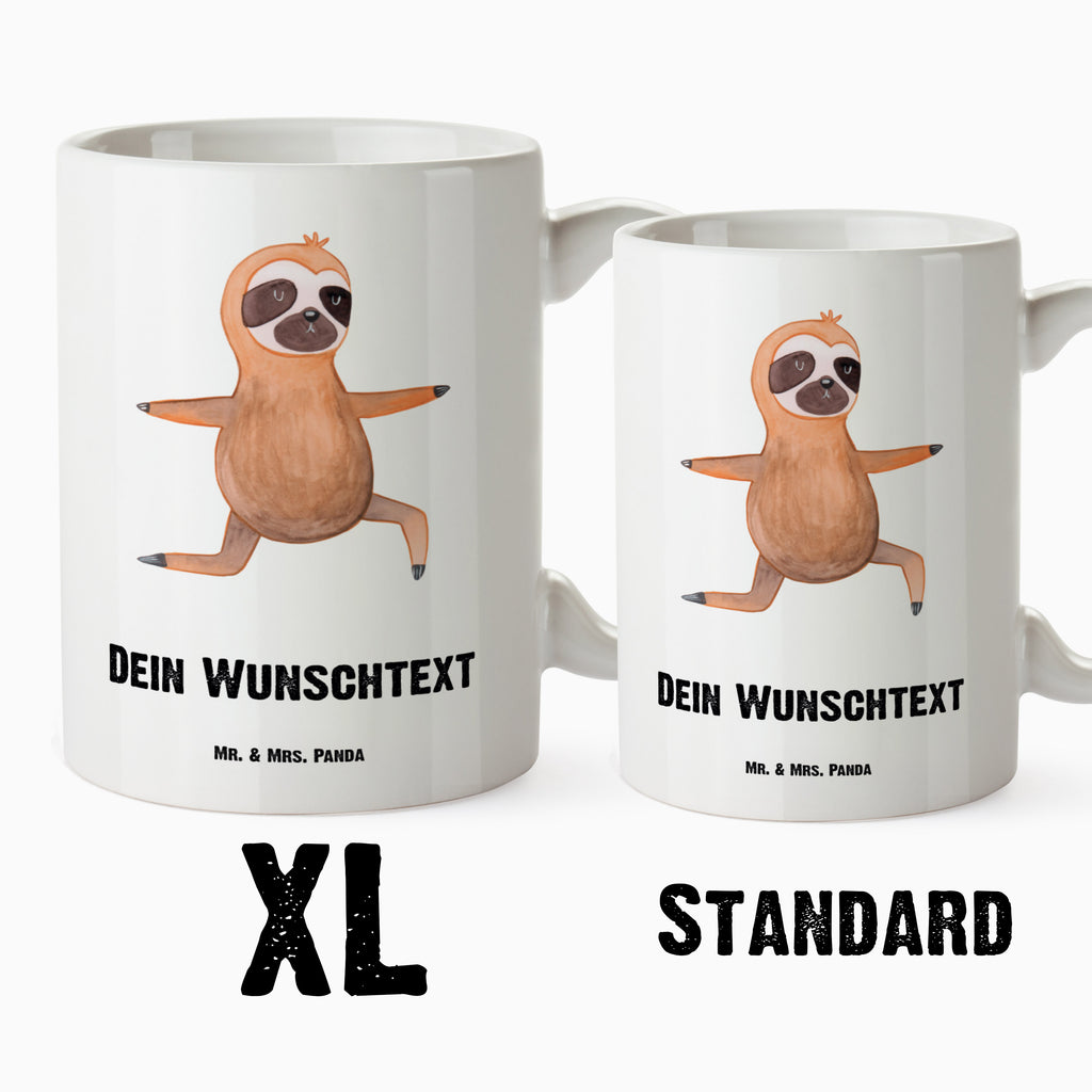 Personalisierte XL Tasse Faultier  Yoga Personalisierte XL Tasse, Personalisierte Große Tasse, Personalisierte Grosse Kaffeetasse, PErsonalisierter XL Becher, XL Teetasse mit Namen, XL  Becher mit Namen, spülmaschinenfest, Jumbo Tasse, Groß, Personalisiert, XL Tasse mit Namen, XL Namenstasse, Jumbo Namenstasse, Faultier, Faultier Geschenk, Faultier Deko, Faultiere, faul, Lieblingstier, Yoga, Namaste, Krieger, Yogaübungen, Meditation, Atmung, Gelassenheit, Entspannung