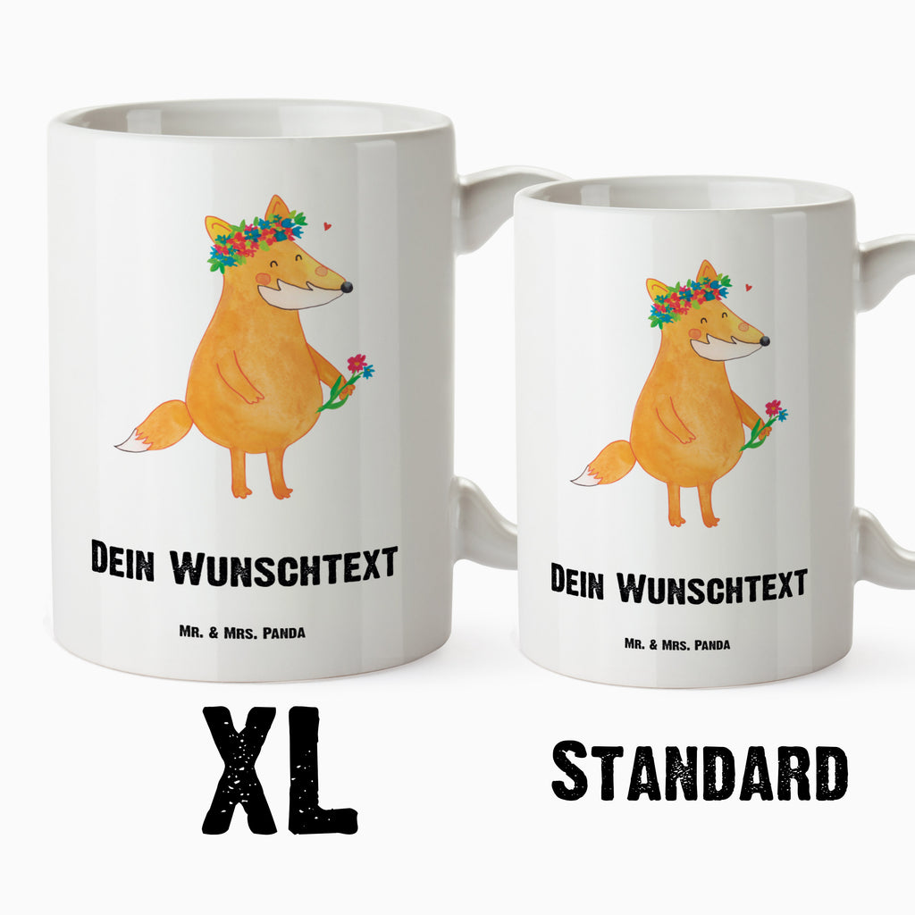 Personalisierte XL Tasse Fuchs Blumenliebe Personalisierte XL Tasse, Personalisierte Große Tasse, Personalisierte Grosse Kaffeetasse, PErsonalisierter XL Becher, XL Teetasse mit Namen, XL  Becher mit Namen, spülmaschinenfest, Jumbo Tasse, Groß, Personalisiert, XL Tasse mit Namen, XL Namenstasse, Jumbo Namenstasse, Fuchs, Füchse, Fox, Liebe, Freundin, Fuchsmädchen, Blumenmädchen, Freundinnen, Liebesbeweis, Blume, Blumen, Motivation, Freude, ich, mich, Selbstliebe