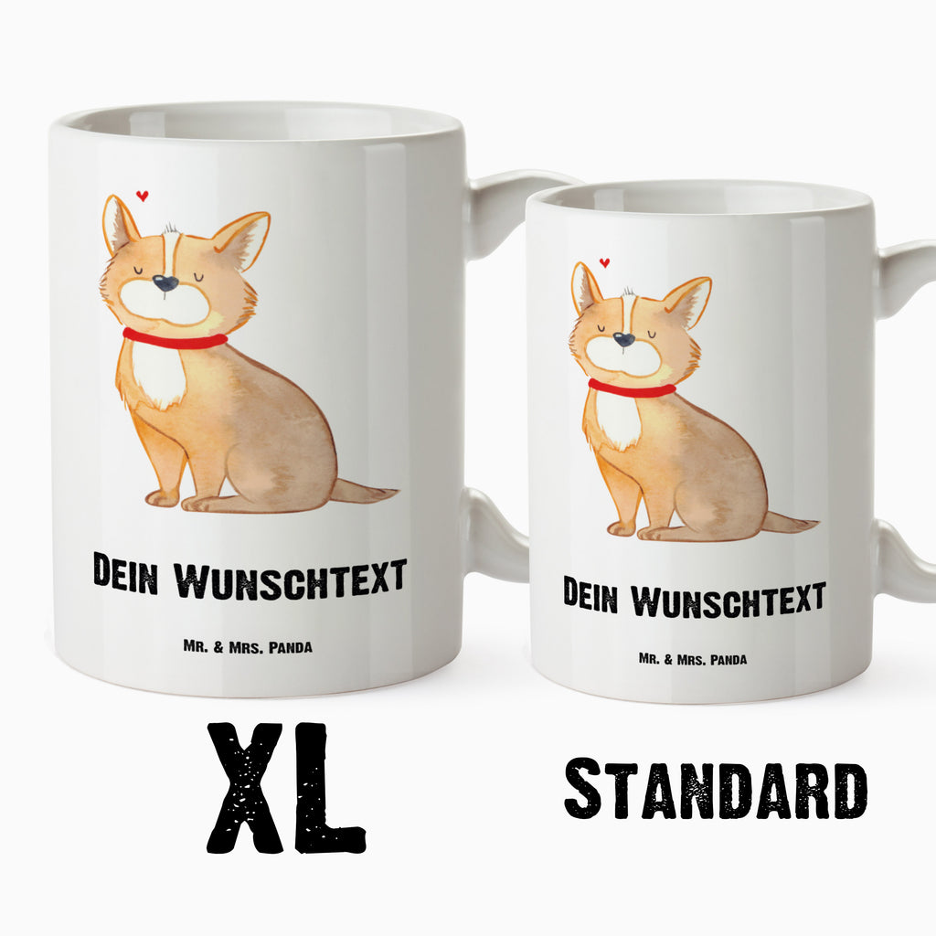 Personalisierte XL Tasse Hundeglück Personalisierte XL Tasse, Personalisierte Große Tasse, Personalisierte Grosse Kaffeetasse, PErsonalisierter XL Becher, XL Teetasse mit Namen, XL  Becher mit Namen, spülmaschinenfest, Jumbo Tasse, Groß, Personalisiert, XL Tasse mit Namen, XL Namenstasse, Jumbo Namenstasse, Hund, Hundemotiv, Haustier, Hunderasse, Tierliebhaber, Hundebesitzer, Sprüche, Corgie, Hundeliebe, Spruch, Hundemama, Liebe