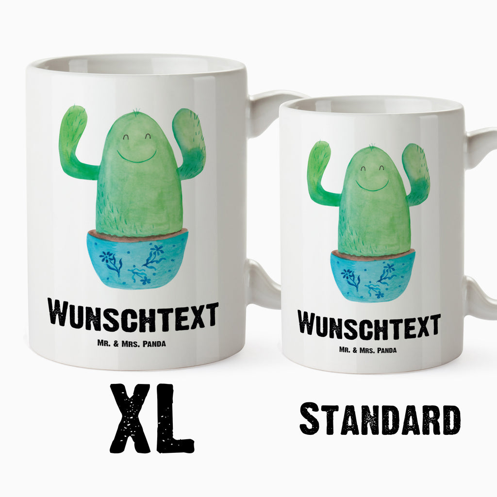 Personalisierte XL Tasse Kaktus Happy Personalisierte XL Tasse, Personalisierte Große Tasse, Personalisierte Grosse Kaffeetasse, PErsonalisierter XL Becher, XL Teetasse mit Namen, XL  Becher mit Namen, spülmaschinenfest, Jumbo Tasse, Groß, Personalisiert, XL Tasse mit Namen, XL Namenstasse, Jumbo Namenstasse, Kaktus, Kakteen, Motivation, Spruch, lustig, Kindersicherung, Neustart, Büro, Büroalltag, Kollege, Kollegin, Freundin, Mutter, Familie, Ausbildung