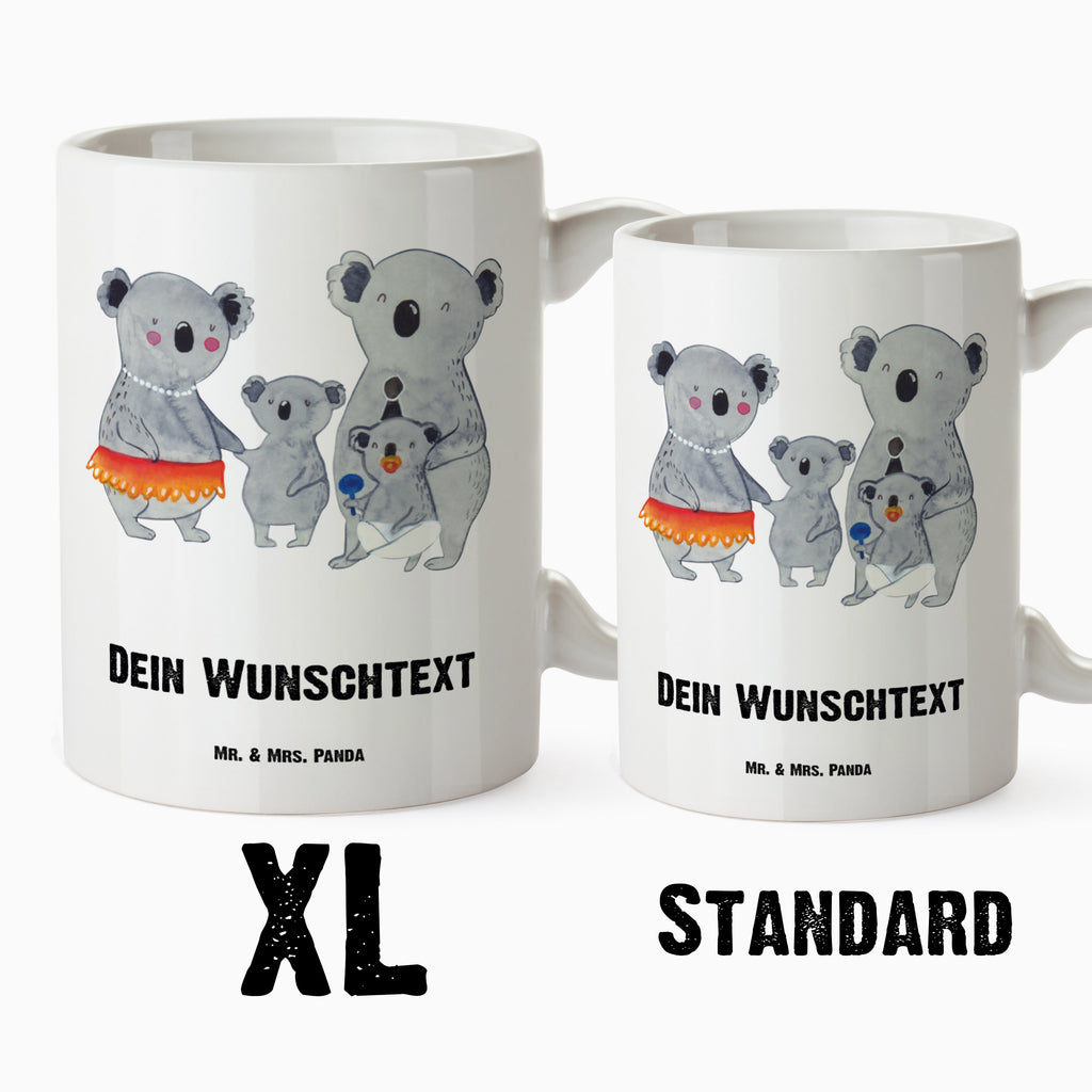 Personalisierte XL Tasse Koala Familie Personalisierte XL Tasse, Personalisierte Große Tasse, Personalisierte Grosse Kaffeetasse, PErsonalisierter XL Becher, XL Teetasse mit Namen, XL  Becher mit Namen, spülmaschinenfest, Jumbo Tasse, Groß, Personalisiert, XL Tasse mit Namen, XL Namenstasse, Jumbo Namenstasse, Familie, Vatertag, Muttertag, Bruder, Schwester, Mama, Papa, Oma, Opa, Koala, Koalas, Family, Kinder, Geschwister, Familienleben