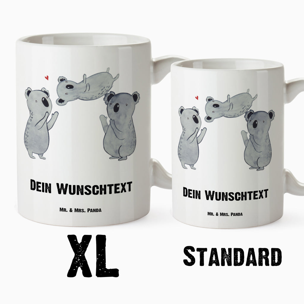 Personalisierte XL Tasse Koala Feiern Sich Personalisierte XL Tasse, Personalisierte Große Tasse, Personalisierte Grosse Kaffeetasse, PErsonalisierter XL Becher, XL Teetasse mit Namen, XL  Becher mit Namen, spülmaschinenfest, Jumbo Tasse, Groß, Personalisiert, XL Tasse mit Namen, XL Namenstasse, Jumbo Namenstasse, Geburtstag, Geburtstagsgeschenk, Geschenk, Koala, Familie, Kind, Eltern, Herz, Liebe