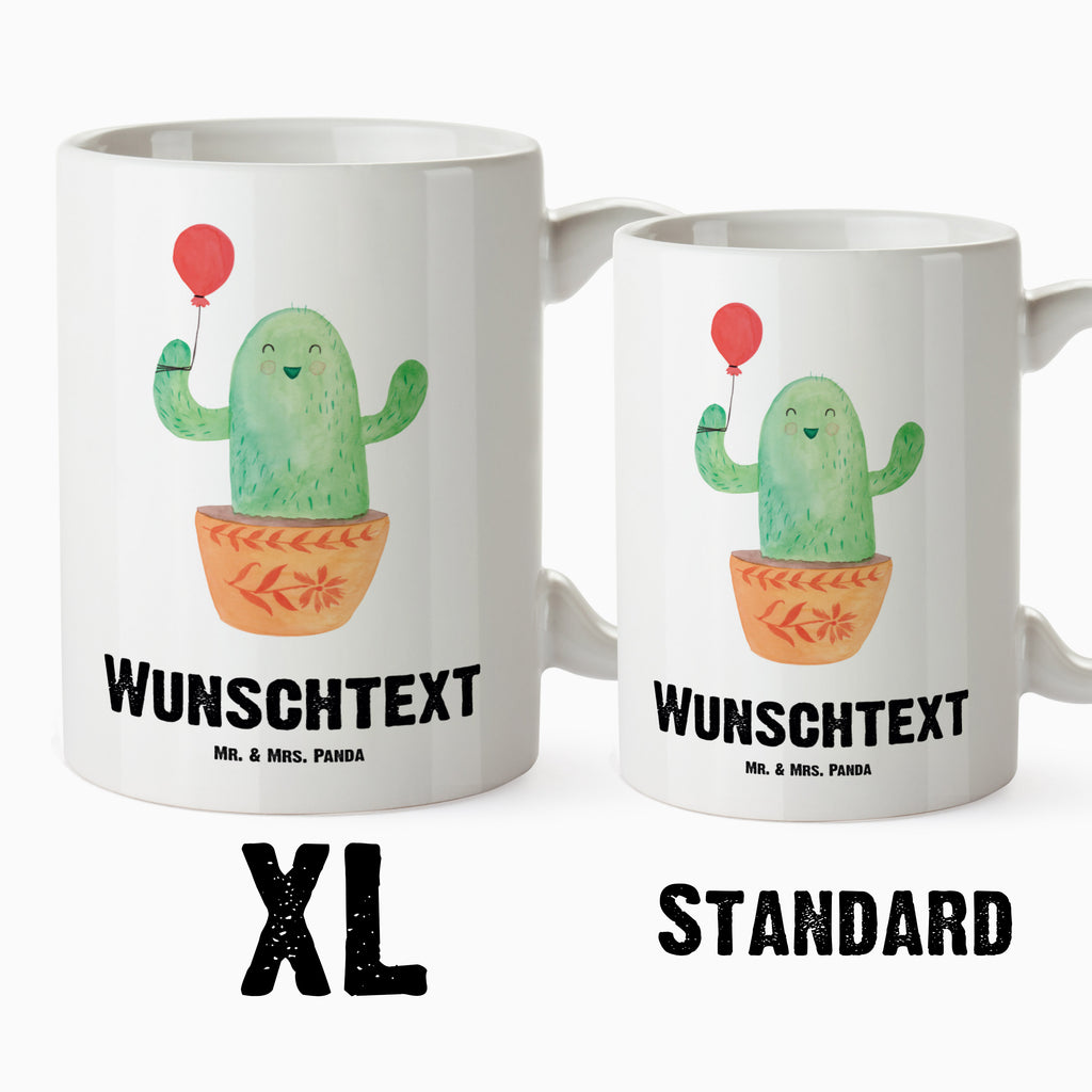 Personalisierte XL Tasse Kaktus Luftballon Personalisierte XL Tasse, Personalisierte Große Tasse, Personalisierte Grosse Kaffeetasse, PErsonalisierter XL Becher, XL Teetasse mit Namen, XL  Becher mit Namen, spülmaschinenfest, Jumbo Tasse, Groß, Personalisiert, XL Tasse mit Namen, XL Namenstasse, Jumbo Namenstasse, Kaktus, Kakteen, Luftballon, Neustart, Freude, Büro, Stress, Büroalltag, Freundin, Freund, Ausbildung, Prüfung
