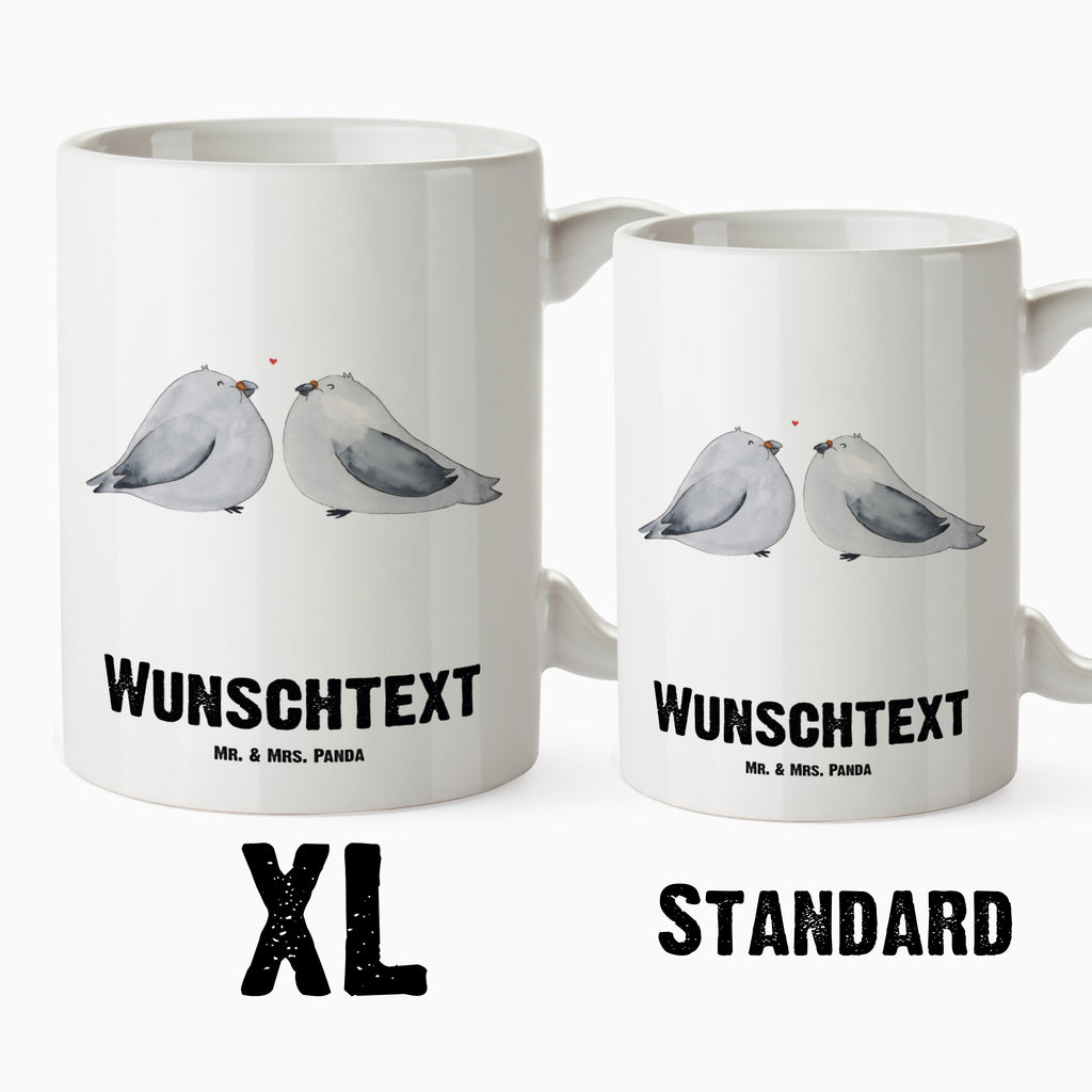 Personalisierte XL Tasse Turteltauben Liebe Personalisierte XL Tasse, Personalisierte Große Tasse, Personalisierte Grosse Kaffeetasse, PErsonalisierter XL Becher, XL Teetasse mit Namen, XL  Becher mit Namen, spülmaschinenfest, Jumbo Tasse, Groß, Personalisiert, XL Tasse mit Namen, XL Namenstasse, Jumbo Namenstasse, Liebe, Partner, Freund, Freundin, Ehemann, Ehefrau, Heiraten, Verlobung, Heiratsantrag, Liebesgeschenk, Jahrestag, Hocheitstag, Turteltauben, Turteltäubchen, Tauben, Verliebt, Verlobt, Verheiratet, Geschenk Freundin, Geschenk Freund, Liebesbeweis, Hochzeitstag, Geschenk Hochzeit