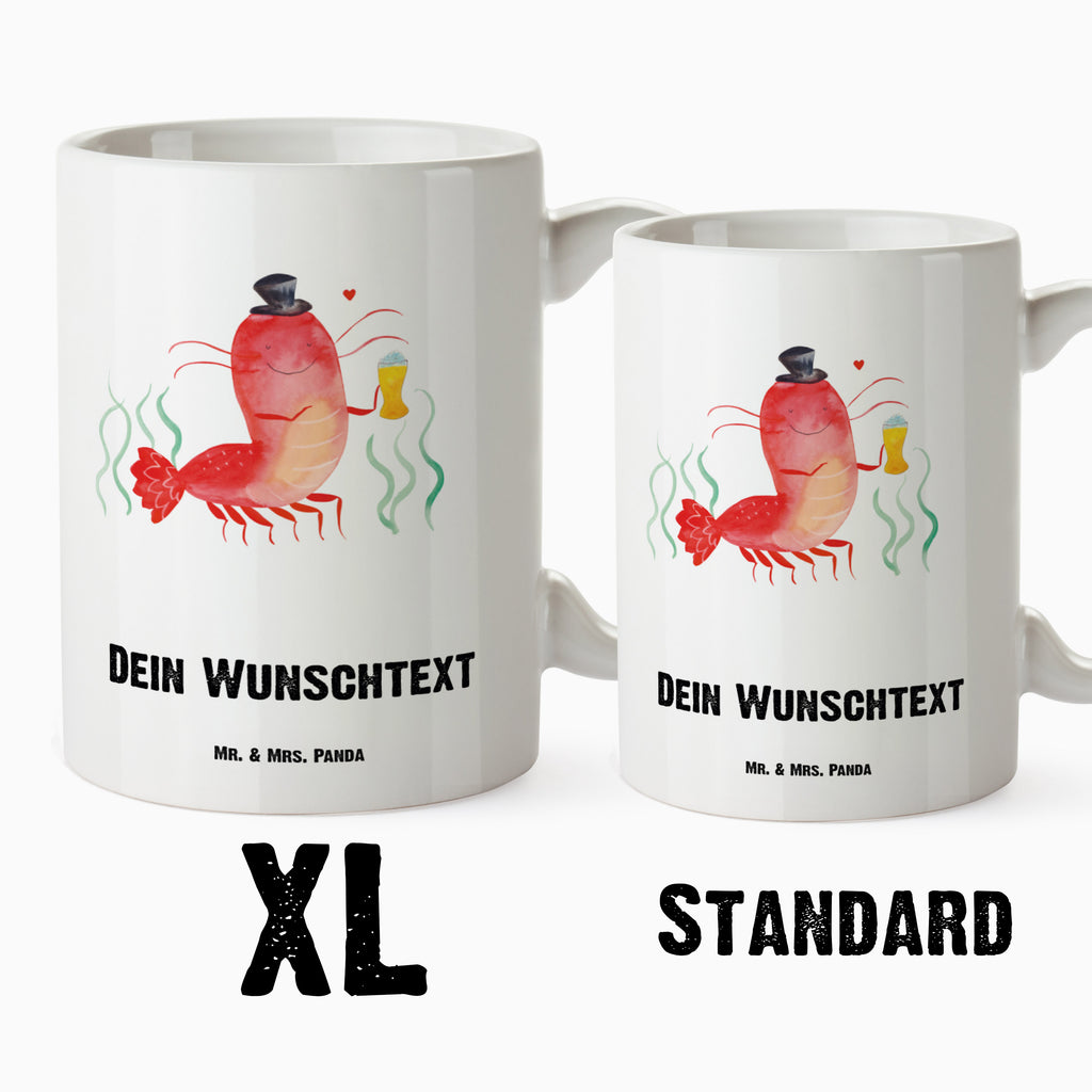 Personalisierte XL Tasse Hummer mit Weizen Personalisierte XL Tasse, Personalisierte Große Tasse, Personalisierte Grosse Kaffeetasse, PErsonalisierter XL Becher, XL Teetasse mit Namen, XL  Becher mit Namen, spülmaschinenfest, Jumbo Tasse, Groß, Personalisiert, XL Tasse mit Namen, XL Namenstasse, Jumbo Namenstasse, Meerestiere, Meer, Urlaub, Garnele, Garnelen, Bier, Kochen, Männerhaushalt, Junggeselle, Junggesellin, Bierliebhaber, Kneipe, Gasthaus, Wirtschaft