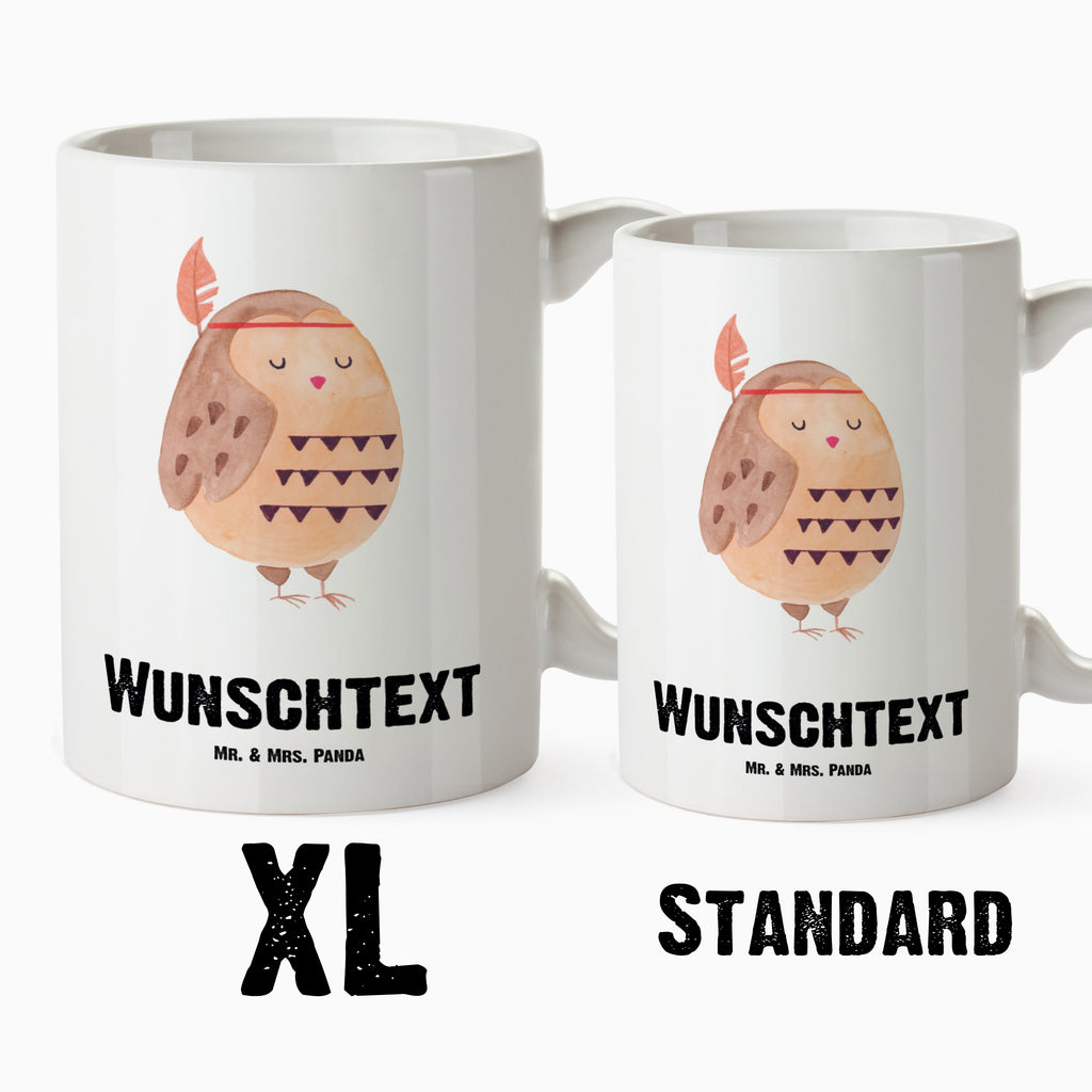 Personalisierte XL Tasse Eule Federschmuck Personalisierte XL Tasse, Personalisierte Große Tasse, Personalisierte Grosse Kaffeetasse, PErsonalisierter XL Becher, XL Teetasse mit Namen, XL  Becher mit Namen, spülmaschinenfest, Jumbo Tasse, Groß, Personalisiert, XL Tasse mit Namen, XL Namenstasse, Jumbo Namenstasse, Eule, Eule Deko, Owl, Das Leben ist ein Abenteuer, Reisespruch, Federschmuck, Dekoration