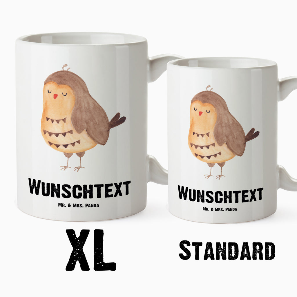 Personalisierte XL Tasse Eule Zufrieden Personalisierte XL Tasse, Personalisierte Große Tasse, Personalisierte Grosse Kaffeetasse, PErsonalisierter XL Becher, XL Teetasse mit Namen, XL  Becher mit Namen, spülmaschinenfest, Jumbo Tasse, Groß, Personalisiert, XL Tasse mit Namen, XL Namenstasse, Jumbo Namenstasse, Eule, Eule Spruch, Eule deko, Owl, Liebe Spruch, Romantisch, Wortspiel lustig, Spruch schön, Geschenk Hochzeitstag