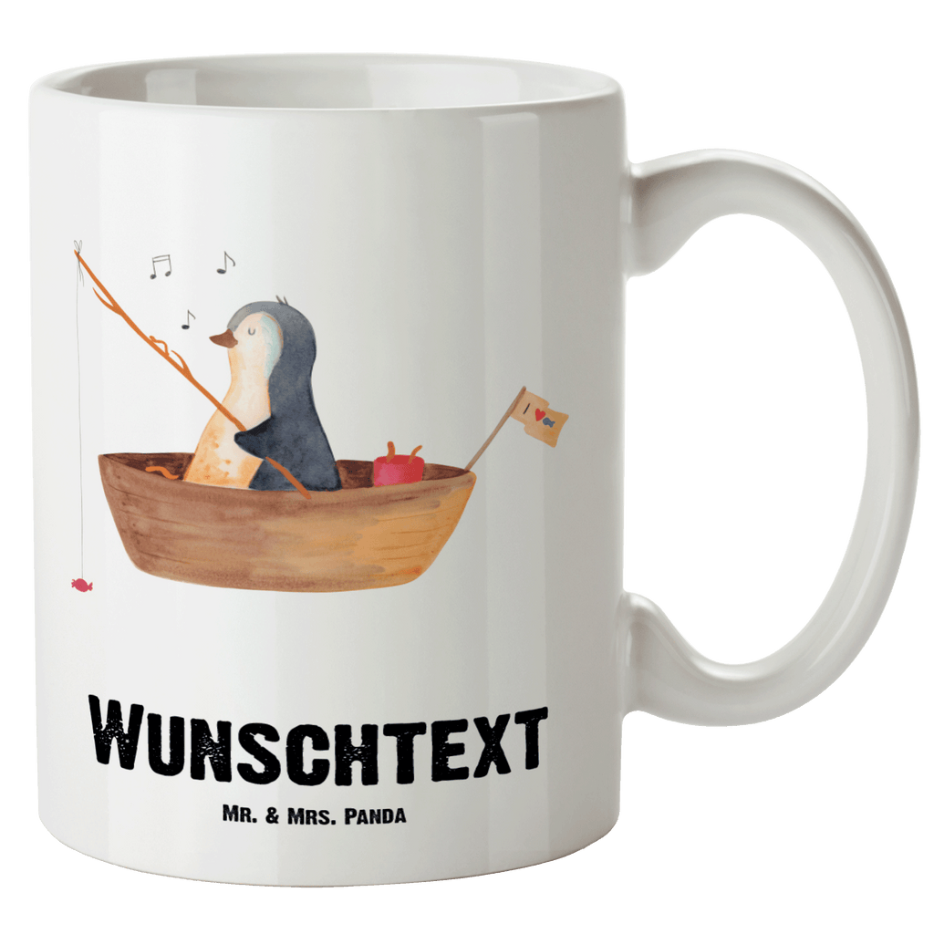 Personalisierte XL Tasse Pinguin Angelboot Personalisierte XL Tasse, Personalisierte Große Tasse, Personalisierte Grosse Kaffeetasse, PErsonalisierter XL Becher, XL Teetasse mit Namen, XL  Becher mit Namen, spülmaschinenfest, Jumbo Tasse, Groß, Personalisiert, XL Tasse mit Namen, XL Namenstasse, Jumbo Namenstasse, Pinguin, Pinguine, Angeln, Boot, Angelboot, Lebenslust, Leben, genießen, Motivation, Neustart, Neuanfang, Trennung, Scheidung, Geschenkidee Liebeskummer