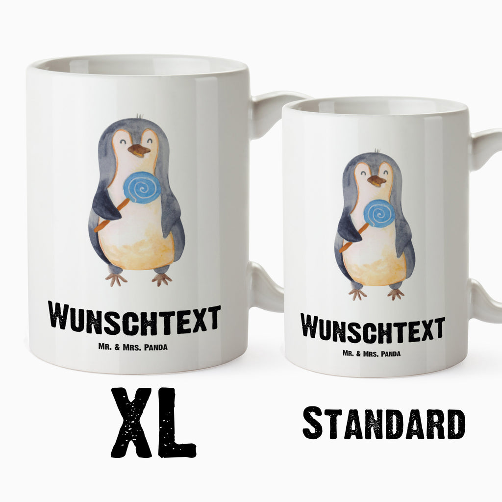 Personalisierte XL Tasse Pinguin Lolli Personalisierte XL Tasse, Personalisierte Große Tasse, Personalisierte Grosse Kaffeetasse, PErsonalisierter XL Becher, XL Teetasse mit Namen, XL  Becher mit Namen, spülmaschinenfest, Jumbo Tasse, Groß, Personalisiert, XL Tasse mit Namen, XL Namenstasse, Jumbo Namenstasse, Pinguin, Pinguine, Lolli, Süßigkeiten, Blödsinn, Spruch, Rebell, Gauner, Ganove, Rabauke