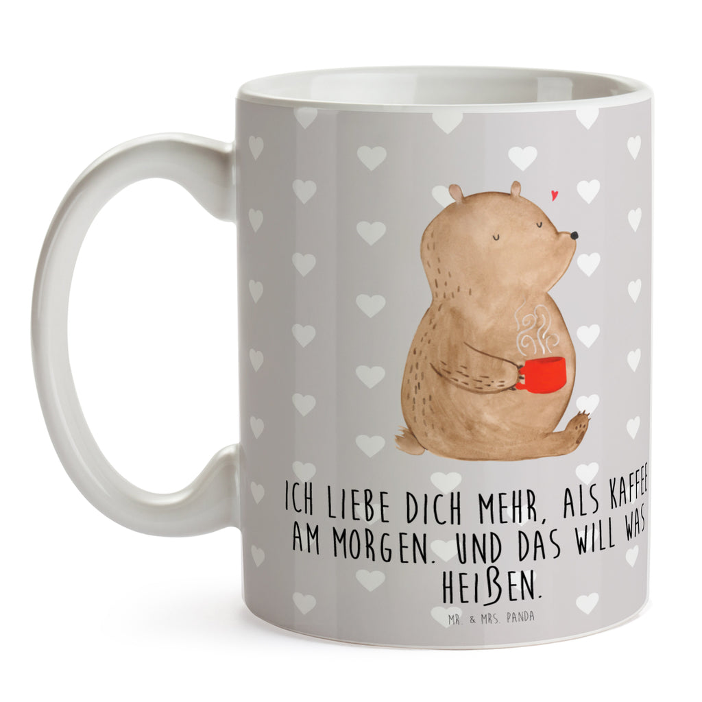 Tasse Bär Morgenkaffee Valentinstag, Geschenk für Frauen, Liebesgeschenk, Jahrestag, Hochzeitstag, Mitbringsel, Geschenk für Freundin, Geschenk für Partner, Freund, Liebesbeweis, für Männer, für Ehemann Becher, Kaffeetasse, Kaffeebecher, Tee, Frühstück, Büro  Liebe,  Partner, Freund, Freundin, Ehemann, Ehefrau, Heiraten, Verlobung, Heiratsantrag, Liebesgeschenk, Jahrestag, Hocheitstag