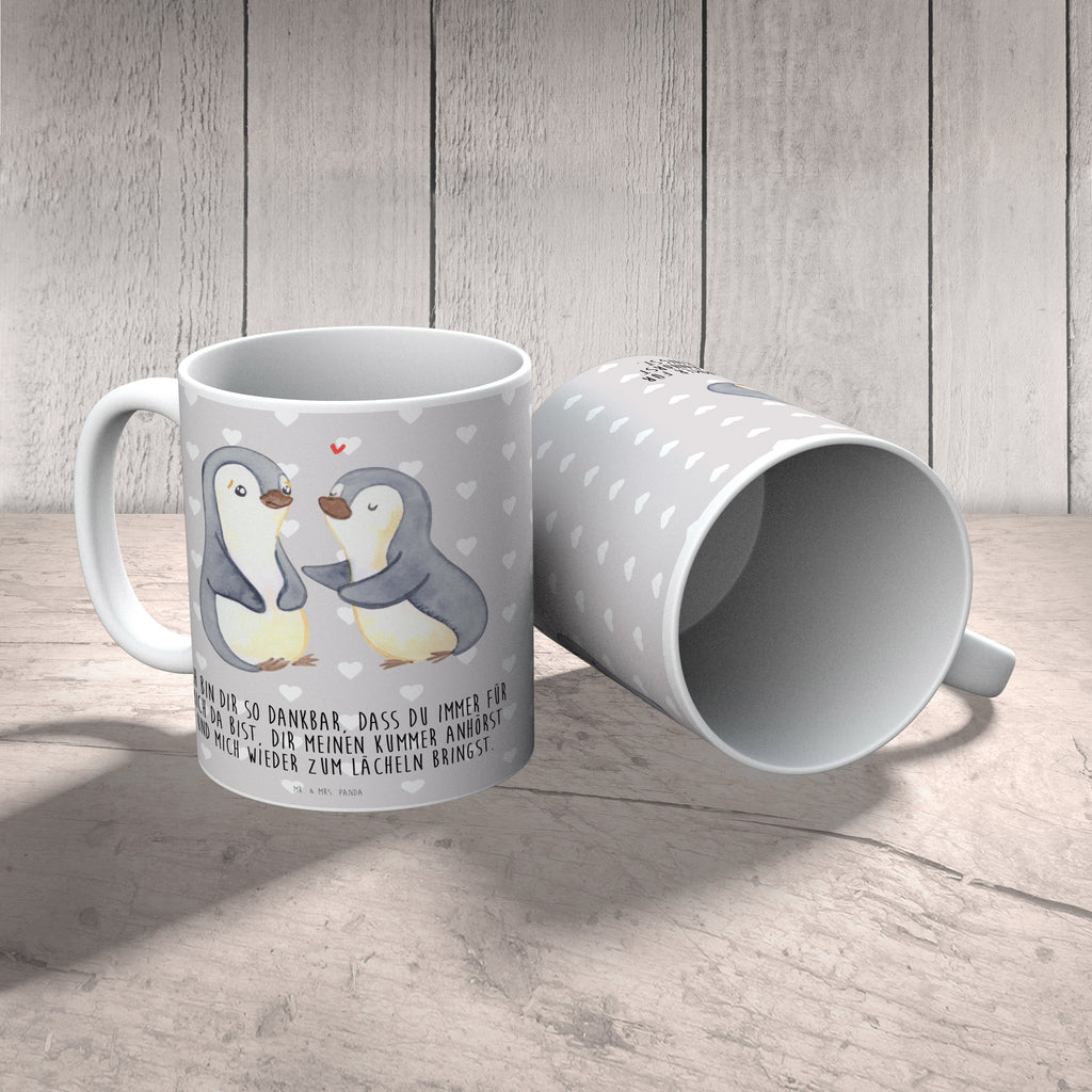Tasse Pinguine trösten Valentinstag, Geschenk für Frauen, Liebesgeschenk, Jahrestag, Hochzeitstag, Mitbringsel, Geschenk für Freundin, Geschenk für Partner, Freund, Liebesbeweis, für Männer, für Ehemann Becher, Kaffeetasse, Kaffeebecher, Tee, Frühstück, Büro  Liebe,  Partner, Freund, Freundin, Ehemann, Ehefrau, Heiraten, Verlobung, Heiratsantrag, Liebesgeschenk, Jahrestag, Hocheitstag