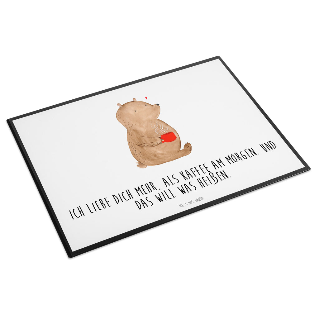 Schreibtischunterlage Bär Morgenkaffee Valentinstag, Geschenk für Frauen, Liebesgeschenk, Jahrestag, Hochzeitstag, Mitbringsel, Geschenk für Freundin, Geschenk für Partner, Freund, Liebesbeweis, für Männer, für Ehemann Schreibunterlage, Schreibtischauflage, Bürobedarf, Büroartikel, Schreibwaren, Schreibtisch Unterlagen, Schreibtischunterlage Groß  Liebe,  Partner, Freund, Freundin, Ehemann, Ehefrau, Heiraten, Verlobung, Heiratsantrag, Liebesgeschenk, Jahrestag, Hocheitstag