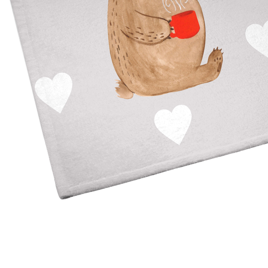 Gäste Handtuch Bär Morgenkaffee Gästetuch, Reisehandtuch, Sport Handtuch, Frottier, Kinder Handtuch, Liebe, Partner, Freund, Freundin, Ehemann, Ehefrau, Heiraten, Verlobung, Heiratsantrag, Liebesgeschenk, Jahrestag, Hocheitstag, Valentinstag, Geschenk für Frauen, Hochzeitstag, Mitbringsel, Geschenk für Freundin, Geschenk für Partner, Liebesbeweis, für Männer, für Ehemann