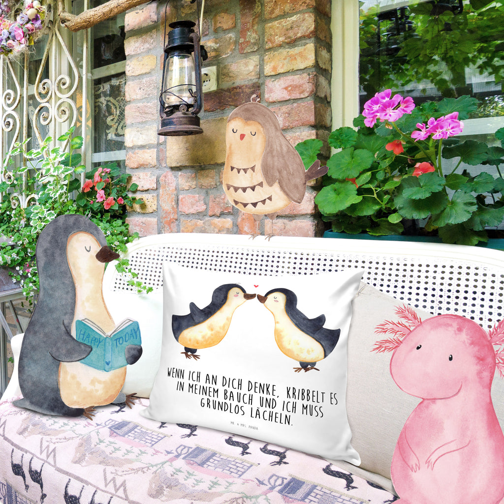 40x40 Kissen Pinguine Kuss Kissenhülle, Kopfkissen, Sofakissen, Dekokissen, Motivkissen, Liebe, Partner, Freund, Freundin, Ehemann, Ehefrau, Heiraten, Verlobung, Heiratsantrag, Liebesgeschenk, Jahrestag, Hocheitstag, Valentinstag, Geschenk für Frauen, Hochzeitstag, Mitbringsel, Geschenk für Freundin, Geschenk für Partner, Liebesbeweis, für Männer, für Ehemann