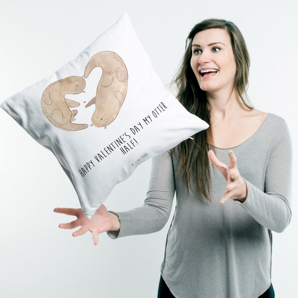 40x40 Kissen Otter Valentine Kissenhülle, Kopfkissen, Sofakissen, Dekokissen, Motivkissen, Liebe, Partner, Freund, Freundin, Ehemann, Ehefrau, Heiraten, Verlobung, Heiratsantrag, Liebesgeschenk, Jahrestag, Hocheitstag, Valentinstag, Geschenk für Frauen, Hochzeitstag, Mitbringsel, Geschenk für Freundin, Geschenk für Partner, Liebesbeweis, für Männer, für Ehemann