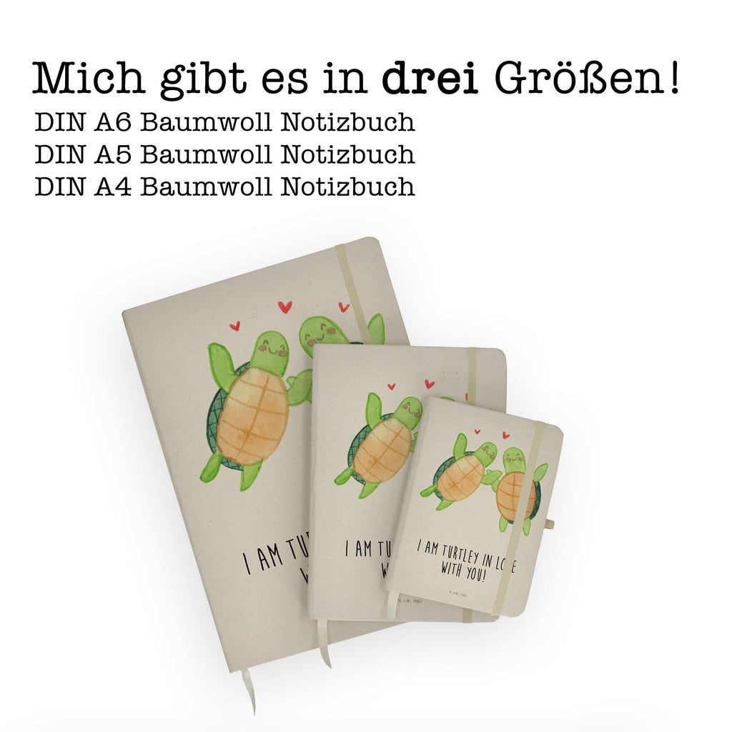 DIN A5 Baumwoll Notizbuch Schildkröten Paar Valentinstag, Geschenk für Frauen, Liebesgeschenk, Jahrestag, Hochzeitstag, Mitbringsel, Geschenk für Freundin, Geschenk für Partner, Freund, Liebesbeweis, für Männer, für Ehemann Notizen, Eintragebuch, Tagebuch, Notizblock, Adressbuch, Journal, Kladde, Skizzenbuch, Notizheft, Schreibbuch, Schreibheft  Liebe,  Partner, Freund, Freundin, Ehemann, Ehefrau, Heiraten, Verlobung, Heiratsantrag, Liebesgeschenk, Jahrestag, Hocheitstag
