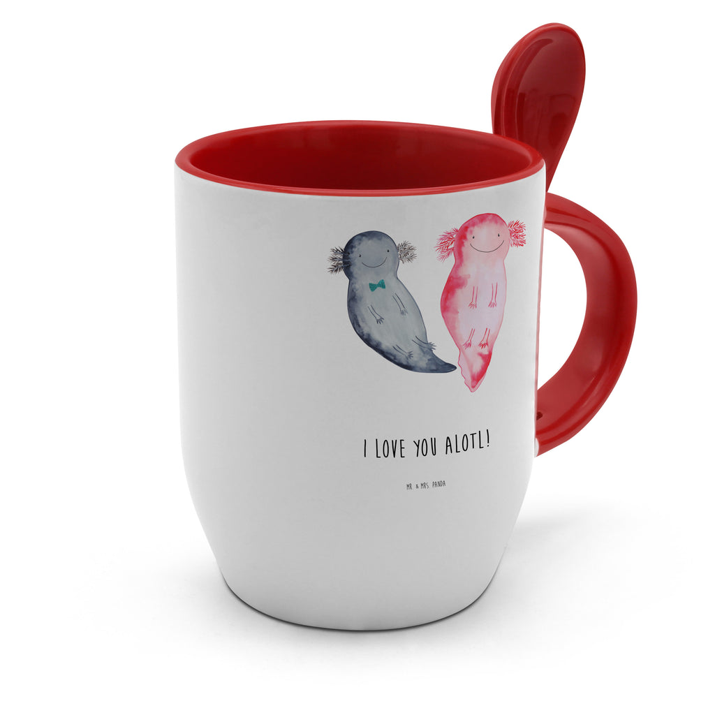 Tasse mit Löffel Axolotl Liebe Tasse, Kaffeetasse, Tassen, Tasse mit Spruch, Kaffeebecher, Tasse mit Löffel, Liebe, Partner, Freund, Freundin, Ehemann, Ehefrau, Heiraten, Verlobung, Heiratsantrag, Liebesgeschenk, Jahrestag, Hocheitstag, Valentinstag, Geschenk für Frauen, Hochzeitstag, Mitbringsel, Geschenk für Freundin, Geschenk für Partner, Liebesbeweis, für Männer, für Ehemann