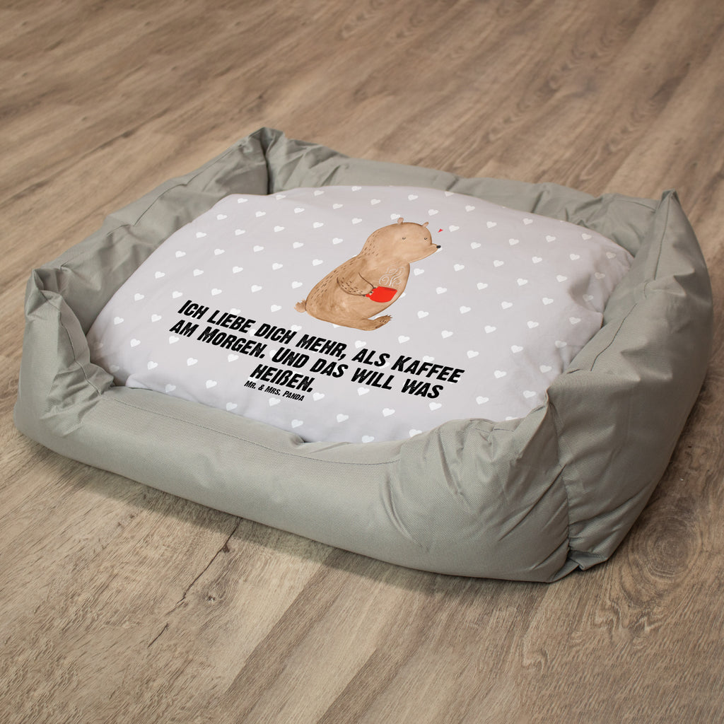 Hundebett Bär Morgenkaffee Hundebett, Hundeliege, Liegeplatz, Hund, Hundekörbchen, Körbchen, Tierbett, Hundebett Luxus, Hundekissen, Hundesofa, Hundeschlafplatz, Hundebettchen, Hundemöbel, Hundedecke, Liebe, Partner, Freund, Freundin, Ehemann, Ehefrau, Heiraten, Verlobung, Heiratsantrag, Liebesgeschenk, Jahrestag, Hocheitstag, Valentinstag, Geschenk für Frauen, Hochzeitstag, Mitbringsel, Geschenk für Freundin, Geschenk für Partner, Liebesbeweis, für Männer, für Ehemann