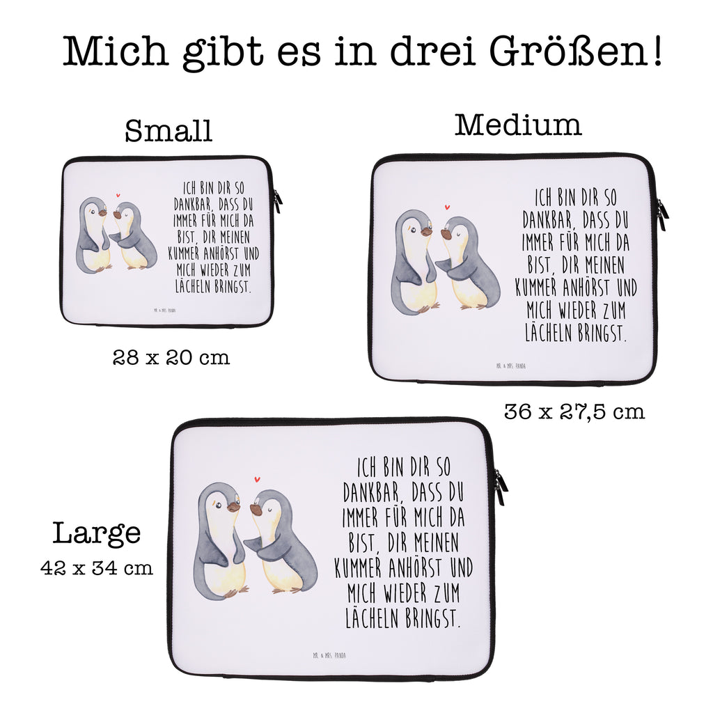 Notebook Tasche Pinguine trösten Valentinstag, Geschenk für Frauen, Liebesgeschenk, Jahrestag, Hochzeitstag, Mitbringsel, Geschenk für Freundin, Geschenk für Partner, Freund, Liebesbeweis, für Männer, für Ehemann Notebook Tasche, Laptop, Computertasche, Tasche, Damen, Schutzhülle  Liebe,  Partner, Freund, Freundin, Ehemann, Ehefrau, Heiraten, Verlobung, Heiratsantrag, Liebesgeschenk, Jahrestag, Hocheitstag