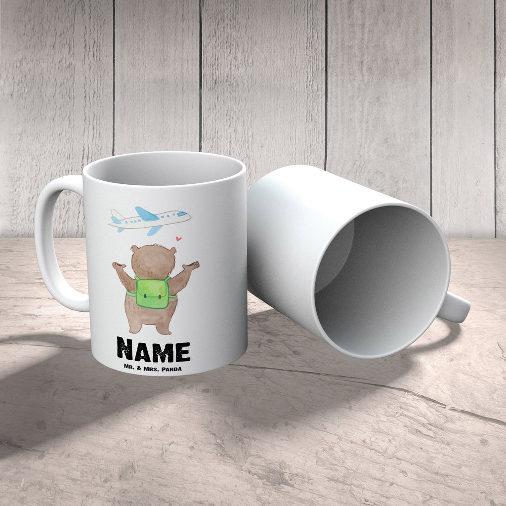 Personalisierte Tasse Bär Flugzeug Personalisierte Tasse, Namenstasse, Wunschname, Personalisiert, Tasse, Namen, Drucken, Tasse mit Namen, Liebe, Partner, Freund, Freundin, Ehemann, Ehefrau, Heiraten, Verlobung, Heiratsantrag, Liebesgeschenk, Jahrestag, Hocheitstag, Valentinstag, Geschenk für Frauen, Hochzeitstag, Mitbringsel, Geschenk für Freundin, Geschenk für Partner, Liebesbeweis, für Männer, für Ehemann