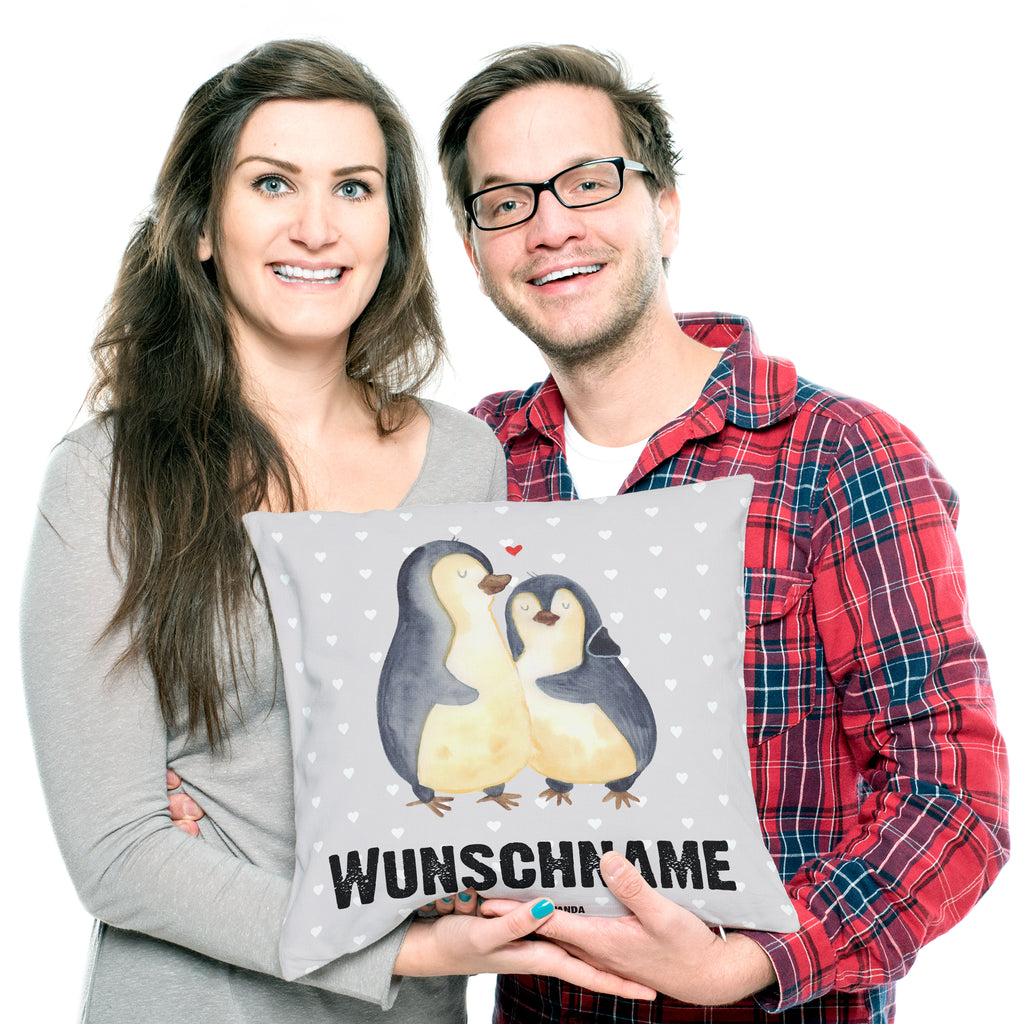 Personalisiertes Kissen Pinguine Einschlafen Kissen, personalisiert, Name, Wunschname, bedrucken, Kopfkissen, Liebe, Partner, Freund, Freundin, Ehemann, Ehefrau, Heiraten, Verlobung, Heiratsantrag, Liebesgeschenk, Jahrestag, Hocheitstag, Valentinstag, Geschenk für Frauen, Hochzeitstag, Mitbringsel, Geschenk für Freundin, Geschenk für Partner, Liebesbeweis, für Männer, für Ehemann