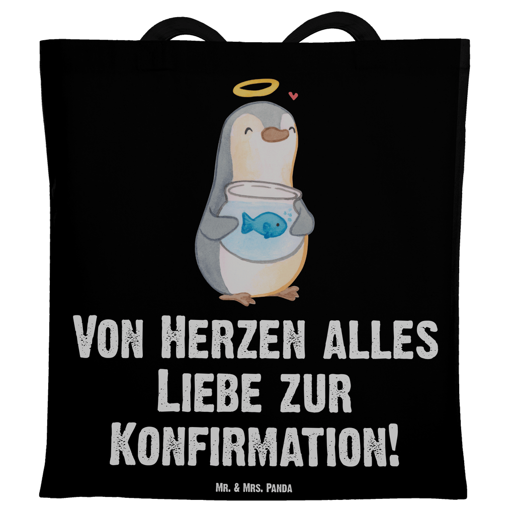 Tragetasche Pinguin Fisch Konfirmation, Konfirmation Geschenk, Fisch, Fisch Deko, Zuversicht, Vertrauen Beuteltasche, Beutel, Einkaufstasche, Jutebeutel, Stoffbeutel   Konfirmation, Kommunion, Jugendweihe, Konfirmation Geschenk