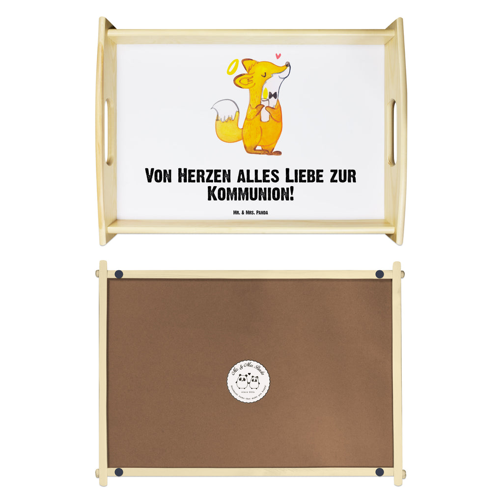 Serviertablett Fuchs Kommunion Tablett, Holztablett, Küchentablett, Dekotablett, Frühstückstablett, Konfirmation, Kommunion, Jugendweihe, Konfirmation Geschenk, Kommunion Geschenk, Kommunion Dankeschön, Glauben, Liebe, Gott, Gläubig