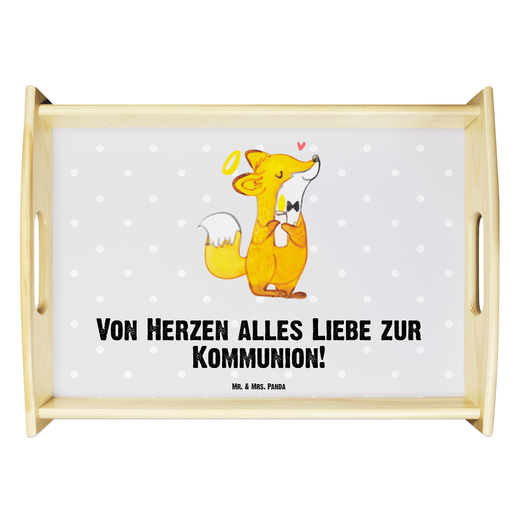 Serviertablett Fuchs Kommunion Tablett, Holztablett, Küchentablett, Dekotablett, Frühstückstablett, Konfirmation, Kommunion, Jugendweihe, Konfirmation Geschenk, Kommunion Geschenk, Kommunion Dankeschön, Glauben, Liebe, Gott, Gläubig