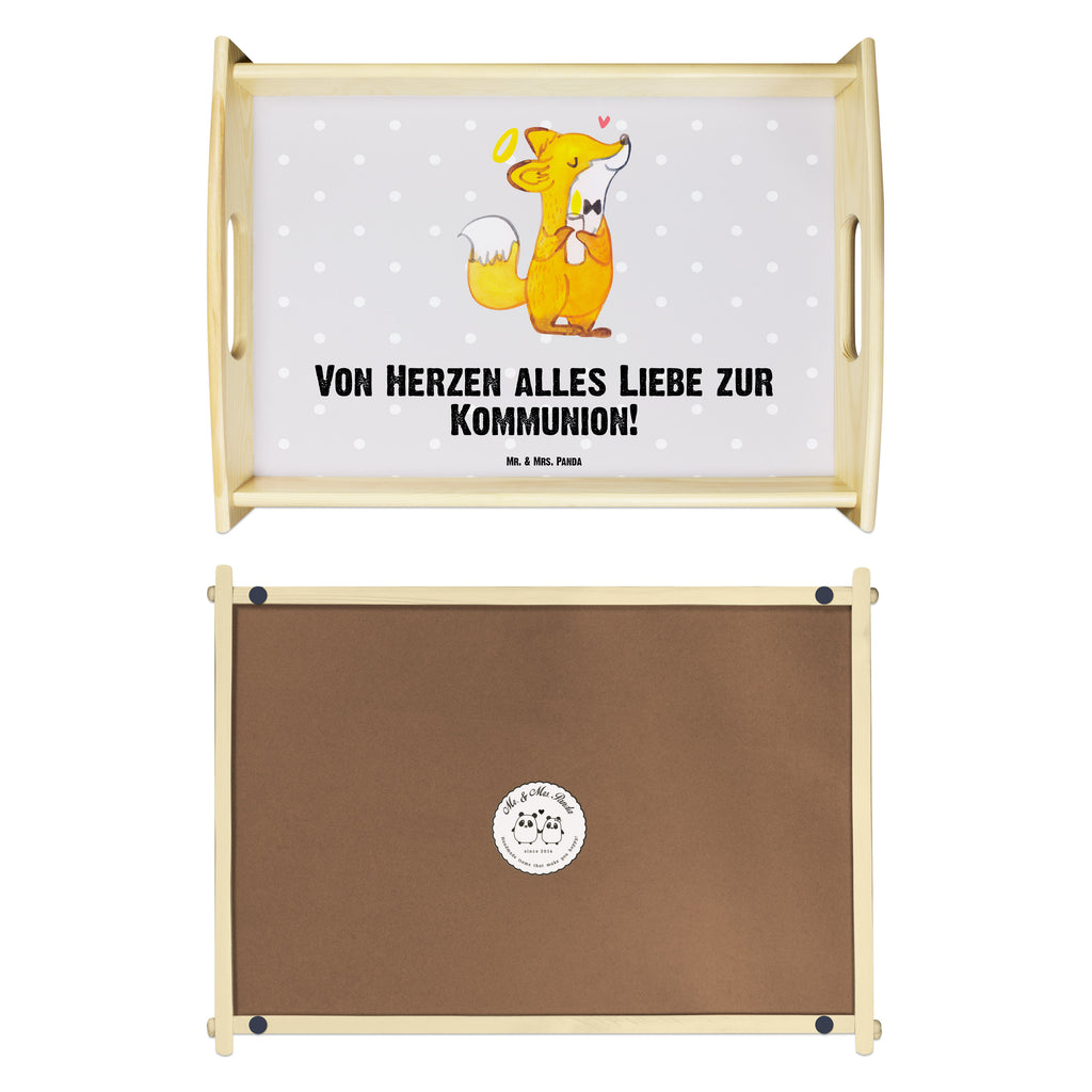 Serviertablett Fuchs Kommunion Tablett, Holztablett, Küchentablett, Dekotablett, Frühstückstablett, Konfirmation, Kommunion, Jugendweihe, Konfirmation Geschenk, Kommunion Geschenk, Kommunion Dankeschön, Glauben, Liebe, Gott, Gläubig