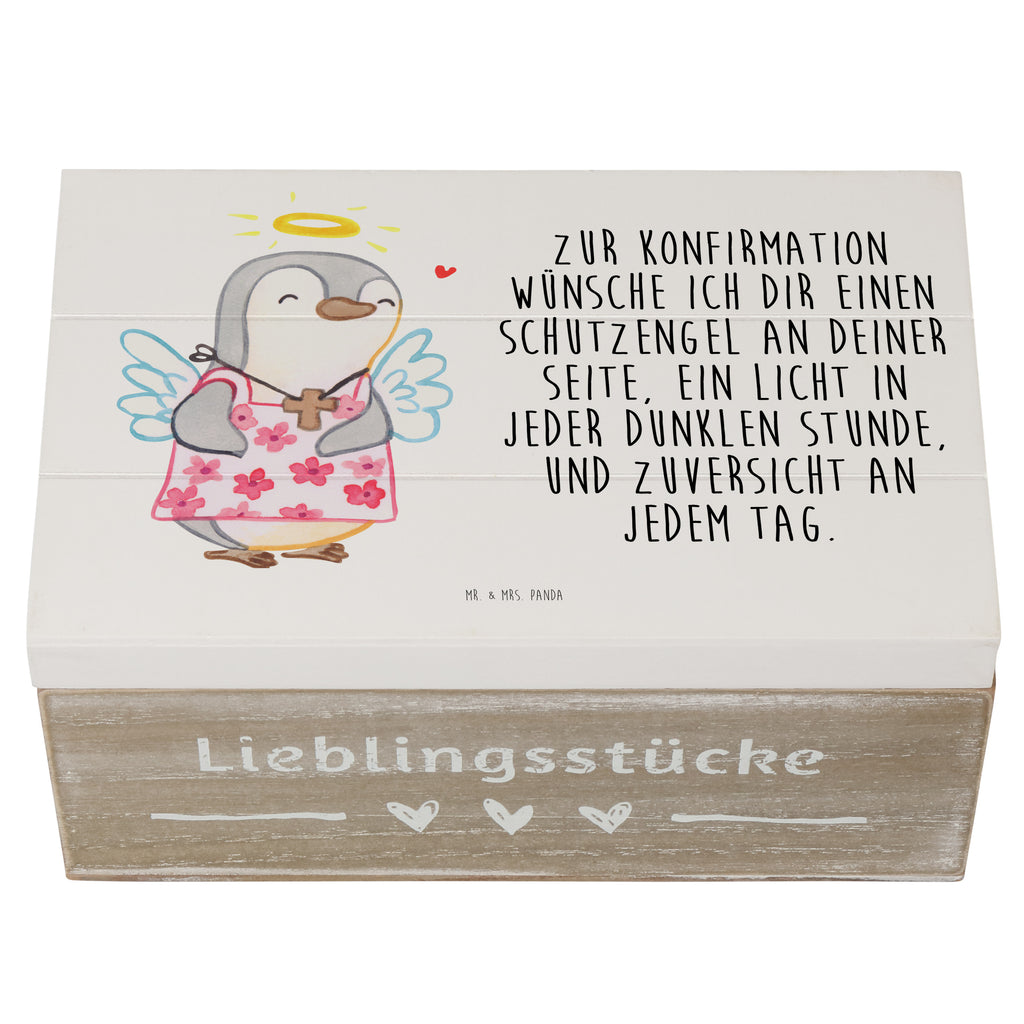 Holzkiste Pinguin Konfirmation Konfirmation, Konfirmation Geschenk, Schutzengel, Zuversicht, Vertrauen Holzkiste, Kiste, Schatzkiste, Truhe, Schatulle, XXL,  Erinnerungsbox, Erinnerungskiste, Dekokiste, Aufbewahrungsbox  Konfirmation, Kommunion, Jugendweihe, Konfirmation Geschenk
