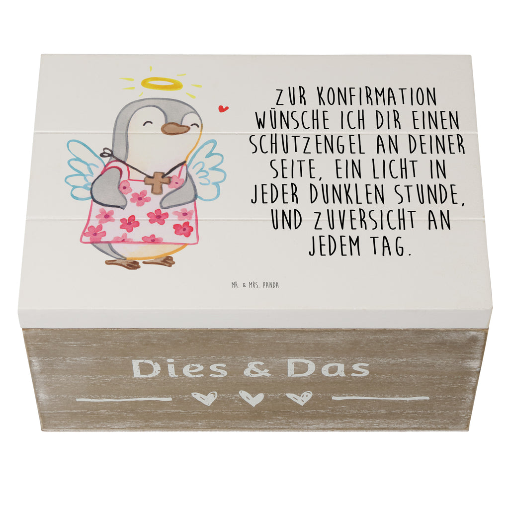 Holzkiste Pinguin Konfirmation Konfirmation, Konfirmation Geschenk, Schutzengel, Zuversicht, Vertrauen Holzkiste, Kiste, Schatzkiste, Truhe, Schatulle, XXL,  Erinnerungsbox, Erinnerungskiste, Dekokiste, Aufbewahrungsbox  Konfirmation, Kommunion, Jugendweihe, Konfirmation Geschenk