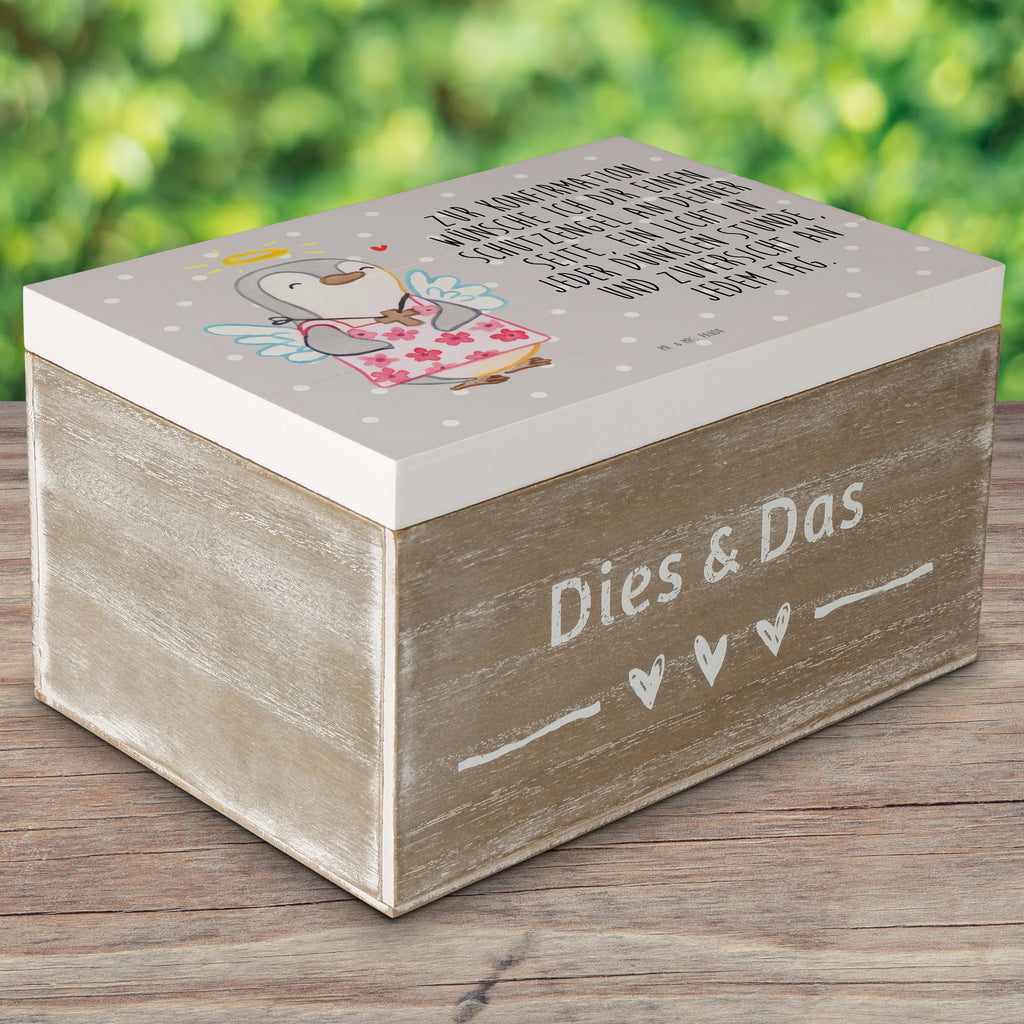 Holzkiste Pinguin Konfirmation Konfirmation, Konfirmation Geschenk, Schutzengel, Zuversicht, Vertrauen Holzkiste, Kiste, Schatzkiste, Truhe, Schatulle, XXL,  Erinnerungsbox, Erinnerungskiste, Dekokiste, Aufbewahrungsbox  Konfirmation, Kommunion, Jugendweihe, Konfirmation Geschenk