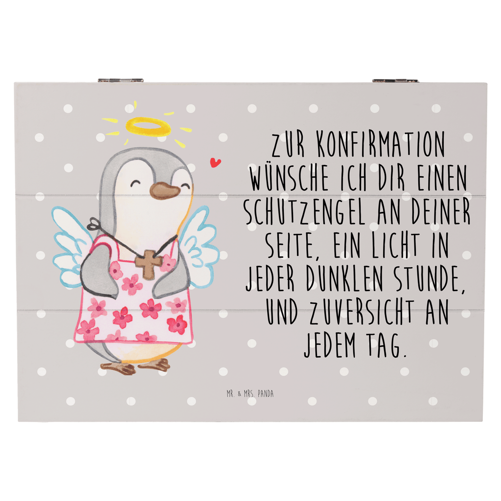 Holzkiste Pinguin Konfirmation Konfirmation, Konfirmation Geschenk, Schutzengel, Zuversicht, Vertrauen Holzkiste, Kiste, Schatzkiste, Truhe, Schatulle, XXL,  Erinnerungsbox, Erinnerungskiste, Dekokiste, Aufbewahrungsbox  Konfirmation, Kommunion, Jugendweihe, Konfirmation Geschenk