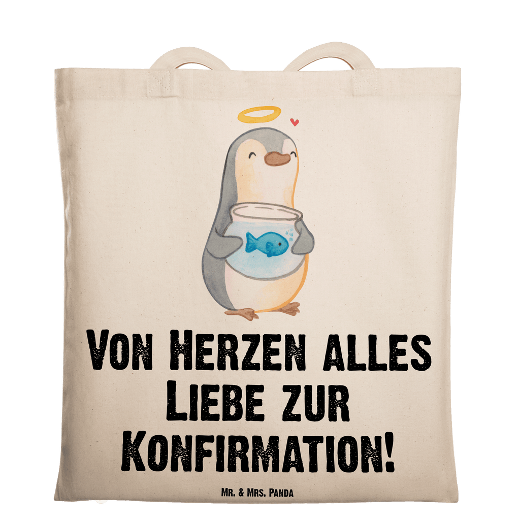 Tragetasche Pinguin Fisch Konfirmation, Konfirmation Geschenk, Fisch, Fisch Deko, Zuversicht, Vertrauen Beuteltasche, Beutel, Einkaufstasche, Jutebeutel, Stoffbeutel   Konfirmation, Kommunion, Jugendweihe, Konfirmation Geschenk