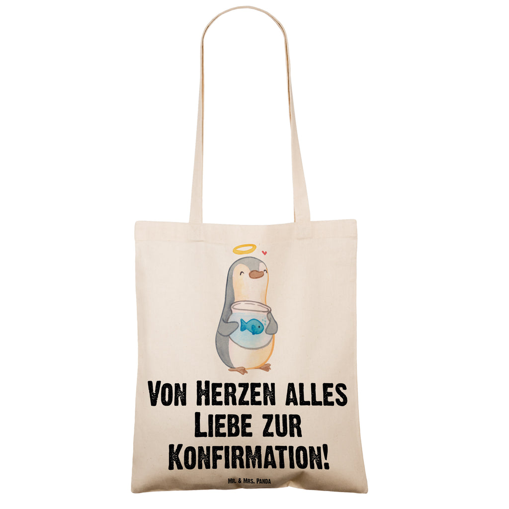 Tragetasche Pinguin Fisch Konfirmation, Konfirmation Geschenk, Fisch, Fisch Deko, Zuversicht, Vertrauen Beuteltasche, Beutel, Einkaufstasche, Jutebeutel, Stoffbeutel   Konfirmation, Kommunion, Jugendweihe, Konfirmation Geschenk