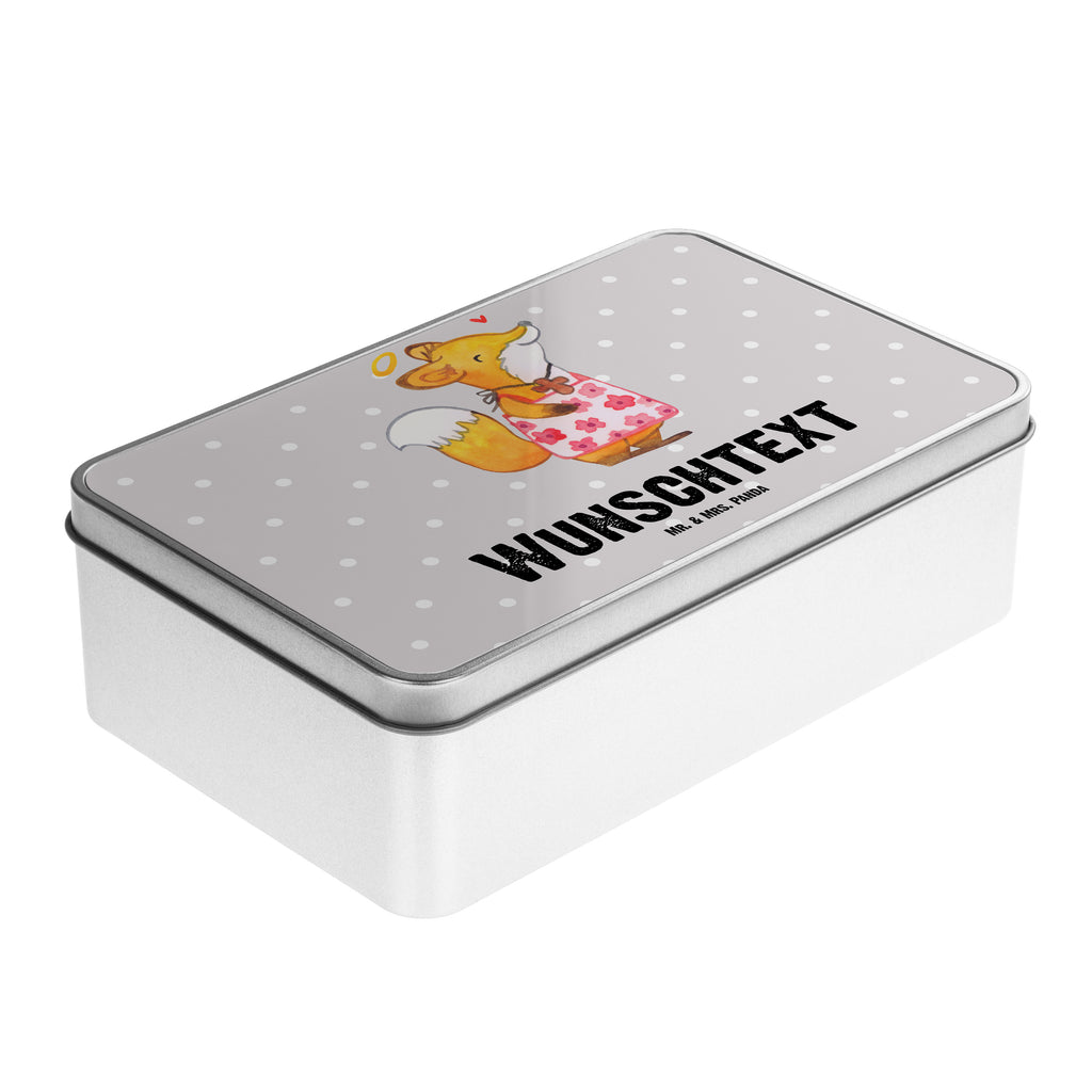 Personalisierte Metalldose Fuchs Konfirmation Mädchen Personalisierte Metalldose, Dose mit Namen, Namensdose, Kiste mit Namen, Namenskiste, Konfirmation, Kommunion, Jugendweihe, Konfirmation Geschenk, Gott, Gläubig, Alles Gute