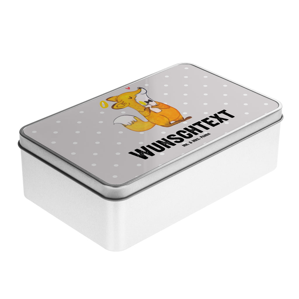 Personalisierte Metalldose Fuchs Kommunion Personalisierte Metalldose, Dose mit Namen, Namensdose, Kiste mit Namen, Namenskiste, Konfirmation, Kommunion, Jugendweihe, Konfirmation Geschenk, Kommunion Geschenk, Kommunion Dankeschön, Glauben, Liebe, Gott, Gläubig