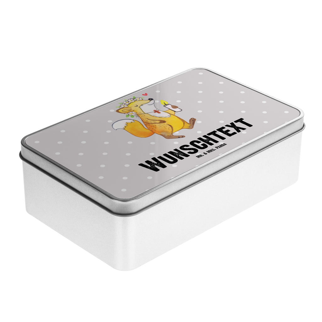 Personalisierte Metalldose Fuchs Kommunion Mädchen Personalisierte Metalldose, Dose mit Namen, Namensdose, Kiste mit Namen, Namenskiste, Konfirmation, Kommunion, Jugendweihe, Konfirmation Geschenk, Kommunion Geschenk, Kommunion Dankeschön, Glauben, Liebe, Gott, Gläubig, Mädchen
