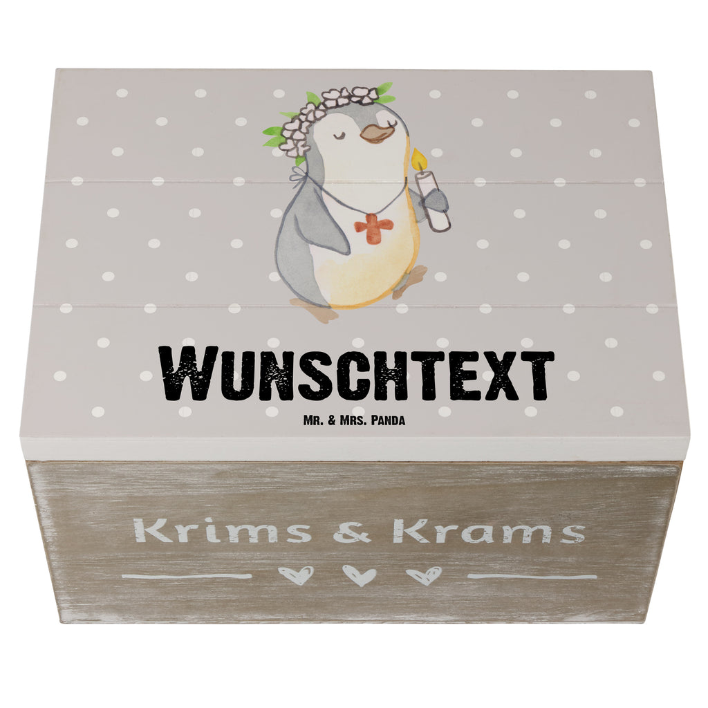 Personalisierte Holzkiste Pinguin Kommunion Mädchen Holzkiste mit Namen, Kiste mit Namen, Schatzkiste mit Namen, Truhe mit Namen, Schatulle mit Namen, Erinnerungsbox mit Namen, Erinnerungskiste, mit Namen, Dekokiste mit Namen, Aufbewahrungsbox mit Namen, Holzkiste Personalisiert, Kiste Personalisiert, Schatzkiste Personalisiert, Truhe Personalisiert, Schatulle Personalisiert, Erinnerungsbox Personalisiert, Erinnerungskiste Personalisiert, Dekokiste Personalisiert, Aufbewahrungsbox Personalisiert, Konfirmation, Kommunion, Jugendweihe, Konfirmation Geschenk, Gott, Gläubig, Alles Gute