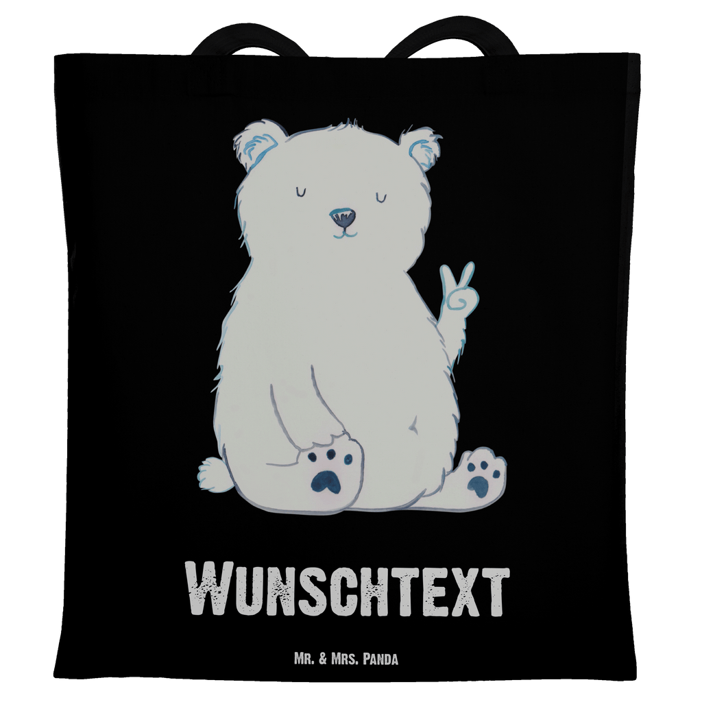 Personalisierte Tragetasche Eisbär Faul Personalisierte Beuteltasche, Personalisierter Beutel, Personalisierte Einkaufstasche, Personalisierter Jutebeutel, Personalisierter Stoffbeutel, Tragetasche mit Namen, Einkaufstasche mit Namen, Stoffbeutel mit Namen, Personalisierte Tasche, Personalisierte Jutetasche, Personalisierte Kindergartentasche, Bär, Teddy, Teddybär, Eisbär, Nordpol, Faul, Entspannen, Relaxen, Büro, Arbeit, Bürojob, Arbeitsplatz, Homeoffice