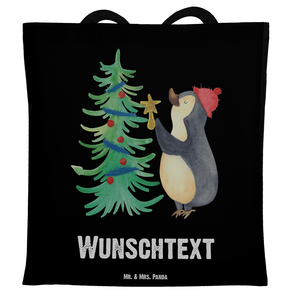 Personalisierte Tragetasche Pinguin Weihnachtsbaum Personalisierte Beuteltasche, Personalisierter Beutel, Personalisierte Einkaufstasche, Personalisierter Jutebeutel, Personalisierter Stoffbeutel, Tragetasche mit Namen, Einkaufstasche mit Namen, Stoffbeutel mit Namen, Personalisierte Tasche, Personalisierte Jutetasche, Personalisierte Kindergartentasche, Winter, Weihnachten, Weihnachtsdeko, Nikolaus, Advent, Heiligabend, Wintermotiv, Pinguin