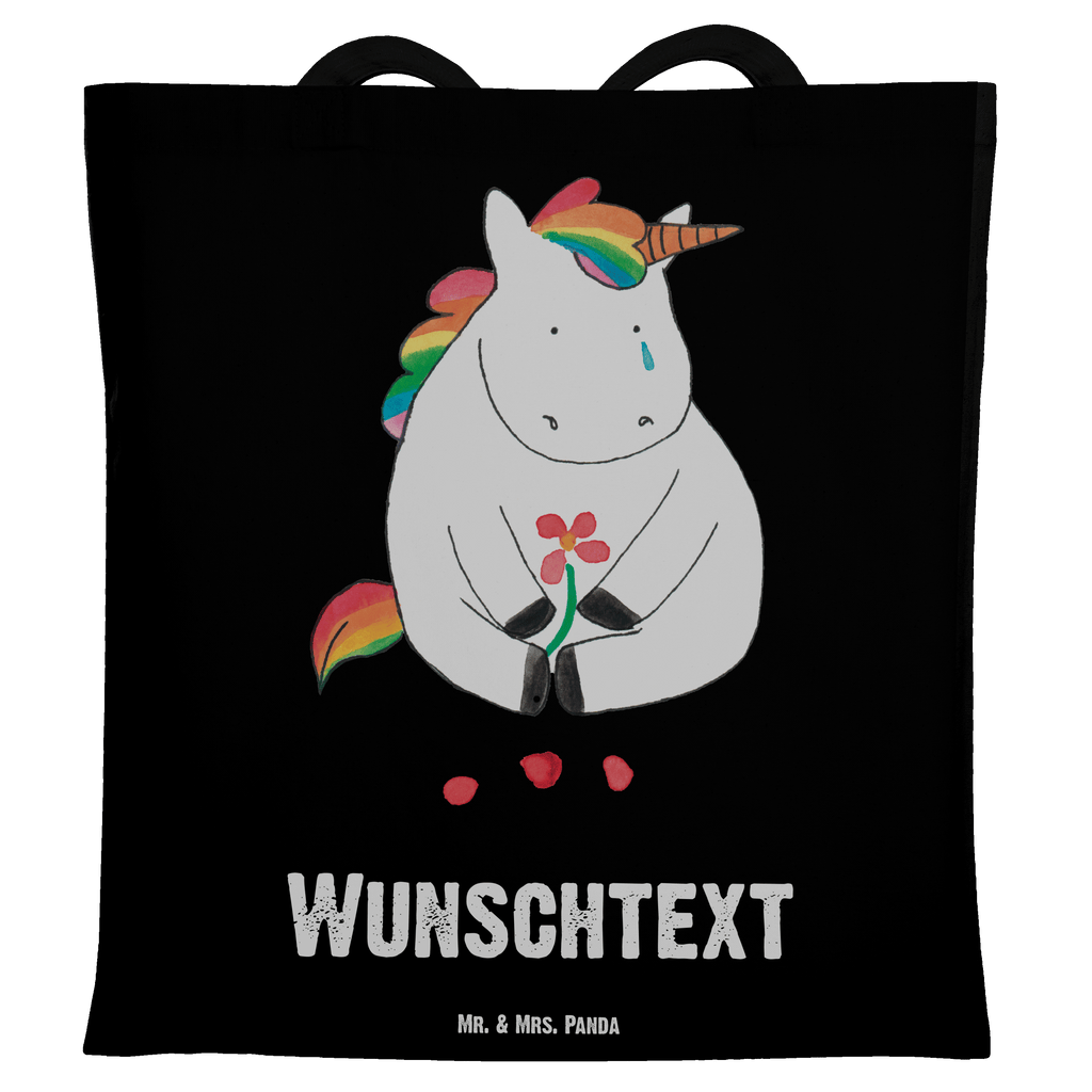 Personalisierte Tragetasche Einhorn Traurig Personalisierte Beuteltasche, Personalisierter Beutel, Personalisierte Einkaufstasche, Personalisierter Jutebeutel, Personalisierter Stoffbeutel, Tragetasche mit Namen, Einkaufstasche mit Namen, Stoffbeutel mit Namen, Personalisierte Tasche, Personalisierte Jutetasche, Personalisierte Kindergartentasche, Einhorn, Einhörner, Einhorn Deko, Pegasus, Unicorn, Glitzer, Trösten. Freundschaft, Freunde, Liebe, Trauer, Grußkarte, Blume