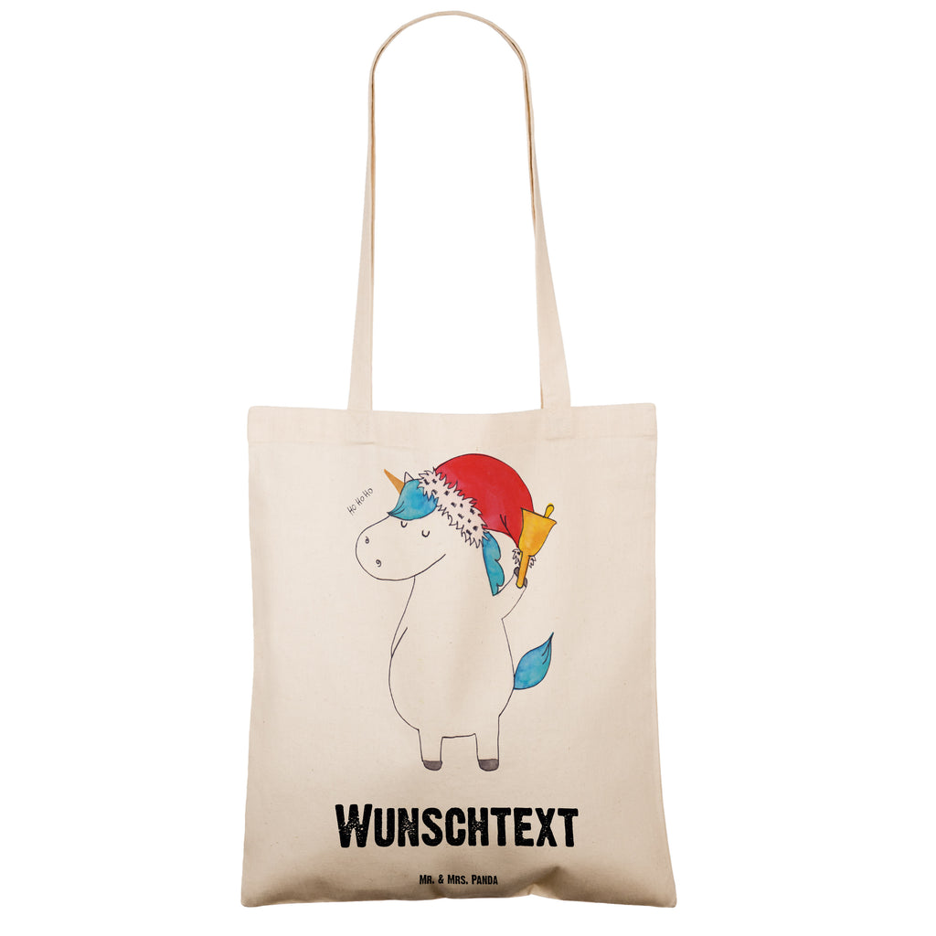 Personalisierte Tragetasche Einhorn Weihnachtsmann Personalisierte Beuteltasche, Personalisierter Beutel, Personalisierte Einkaufstasche, Personalisierter Jutebeutel, Personalisierter Stoffbeutel, Tragetasche mit Namen, Einkaufstasche mit Namen, Stoffbeutel mit Namen, Personalisierte Tasche, Personalisierte Jutetasche, Personalisierte Kindergartentasche, Einhorn, Einhörner, Einhorn Deko, Pegasus, Unicorn, Gin, Schokolade, Schoki, Weihnachten, Weihnachtsmann, Nikolaus, Wunschzettel, Wunschliste, Feenstaub