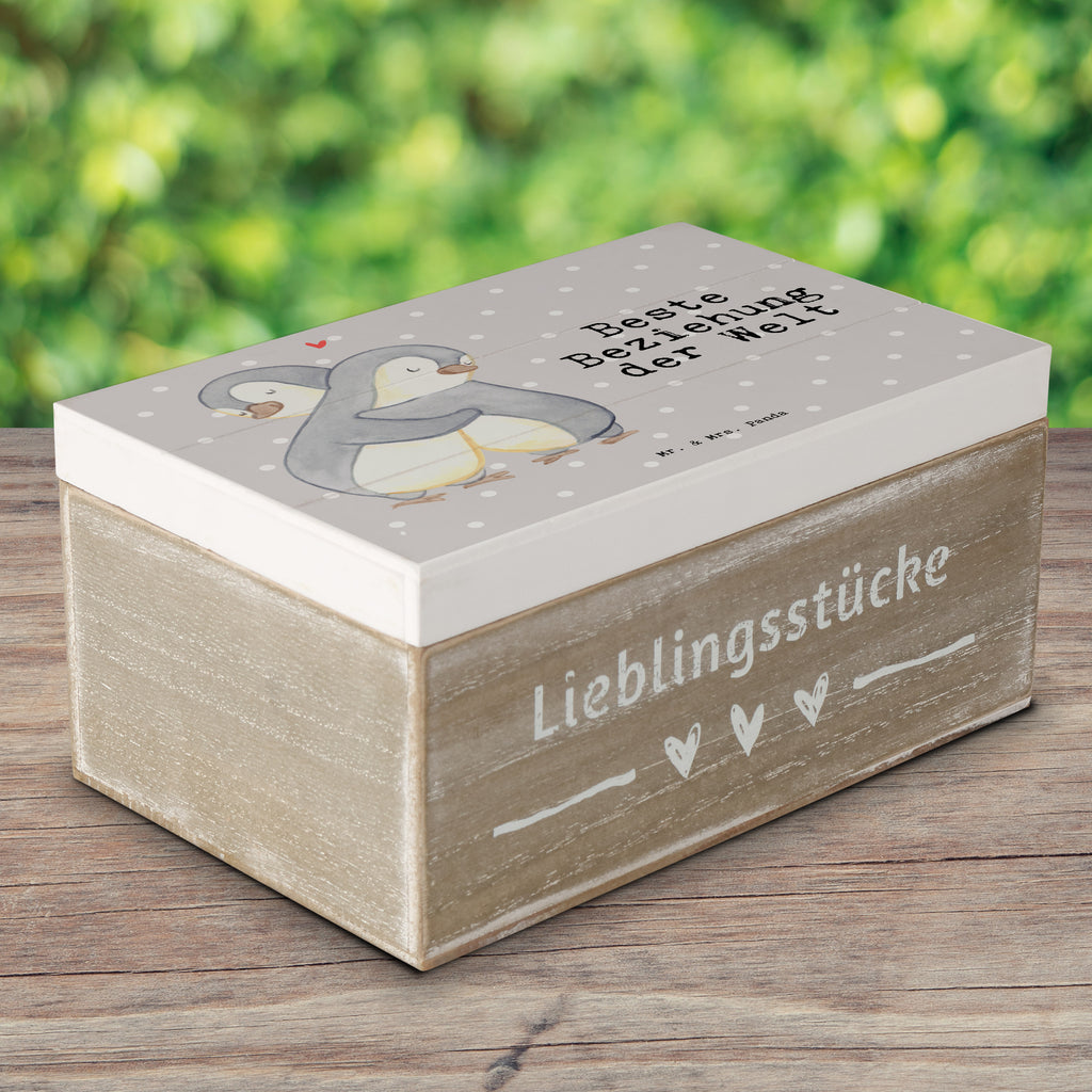 Holzkiste Pinguin Beste Beziehung der Welt Beziehung, Zusammen sein, Miteinander gehen, Liebe, Verlieb, Liebesgeschenk Holzkiste, Kiste, Schatzkiste, Truhe, Schatulle, XXL,  Erinnerungsbox, Erinnerungskiste, Dekokiste, Aufbewahrungsbox  für, Dankeschön, Geschenk, Schenken, Geburtstag, Geburtstagsgeschenk, Geschenkidee, Danke, Bedanken, Mitbringsel, Freude machen, Geschenktipp