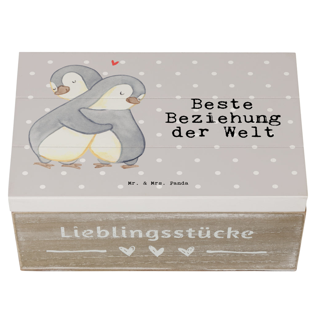 Holzkiste Pinguin Beste Beziehung der Welt Beziehung, Zusammen sein, Miteinander gehen, Liebe, Verlieb, Liebesgeschenk Holzkiste, Kiste, Schatzkiste, Truhe, Schatulle, XXL,  Erinnerungsbox, Erinnerungskiste, Dekokiste, Aufbewahrungsbox  für, Dankeschön, Geschenk, Schenken, Geburtstag, Geburtstagsgeschenk, Geschenkidee, Danke, Bedanken, Mitbringsel, Freude machen, Geschenktipp
