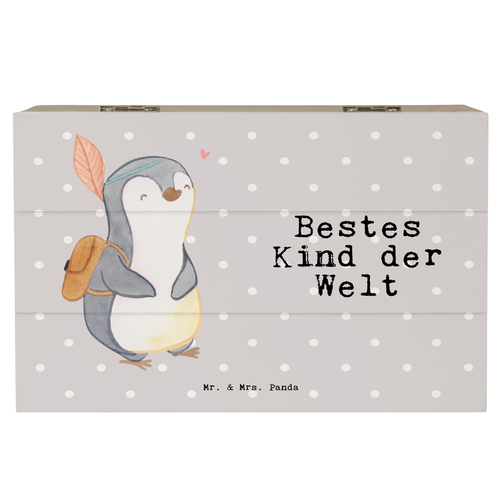 Holzkiste Pinguin Bestes Kind der Welt Kinder, Kind, Kid, Kids, Kiddy, Bestes, Tochter, Sohn, Nachwuchs, Geburt, Geburtstag, Liebling, Taufe,  Holzkiste, Kiste, Schatzkiste, Truhe, Schatulle, XXL,  Erinnerungsbox, Erinnerungskiste, Dekokiste, Aufbewahrungsbox  für, Dankeschön, Geschenk, Schenken, Geburtstag, Geburtstagsgeschenk, Geschenkidee, Danke, Bedanken, Mitbringsel, Freude machen, Geschenktipp