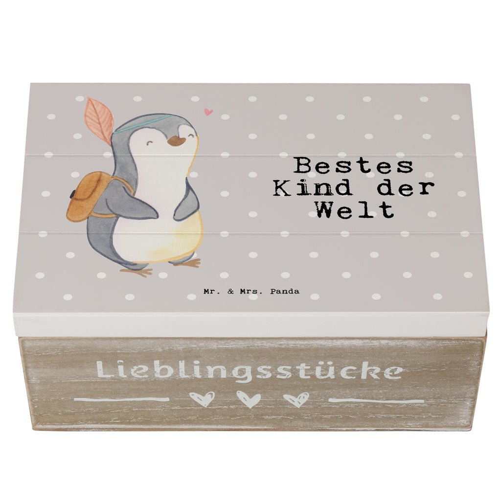 Holzkiste Pinguin Bestes Kind der Welt Kinder, Kind, Kid, Kids, Kiddy, Bestes, Tochter, Sohn, Nachwuchs, Geburt, Geburtstag, Liebling, Taufe,  Holzkiste, Kiste, Schatzkiste, Truhe, Schatulle, XXL,  Erinnerungsbox, Erinnerungskiste, Dekokiste, Aufbewahrungsbox  für, Dankeschön, Geschenk, Schenken, Geburtstag, Geburtstagsgeschenk, Geschenkidee, Danke, Bedanken, Mitbringsel, Freude machen, Geschenktipp