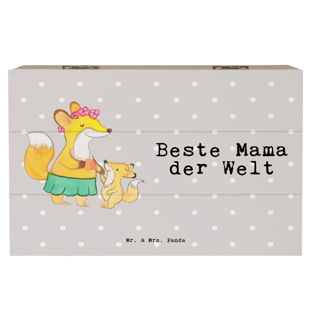 Holzkiste Fuchs Beste Mama der Welt Mama, Mami, Mutter, Muttertag, Mutti, Ma, Tochter, Sohn, Dankeschön, Danke, Beste Mama, Beste, Supermama Holzkiste, Kiste, Schatzkiste, Truhe, Schatulle, XXL,  Erinnerungsbox, Erinnerungskiste, Dekokiste, Aufbewahrungsbox  für, Dankeschön, Geschenk, Schenken, Geburtstag, Geburtstagsgeschenk, Geschenkidee, Danke, Bedanken, Mitbringsel, Freude machen, Geschenktipp